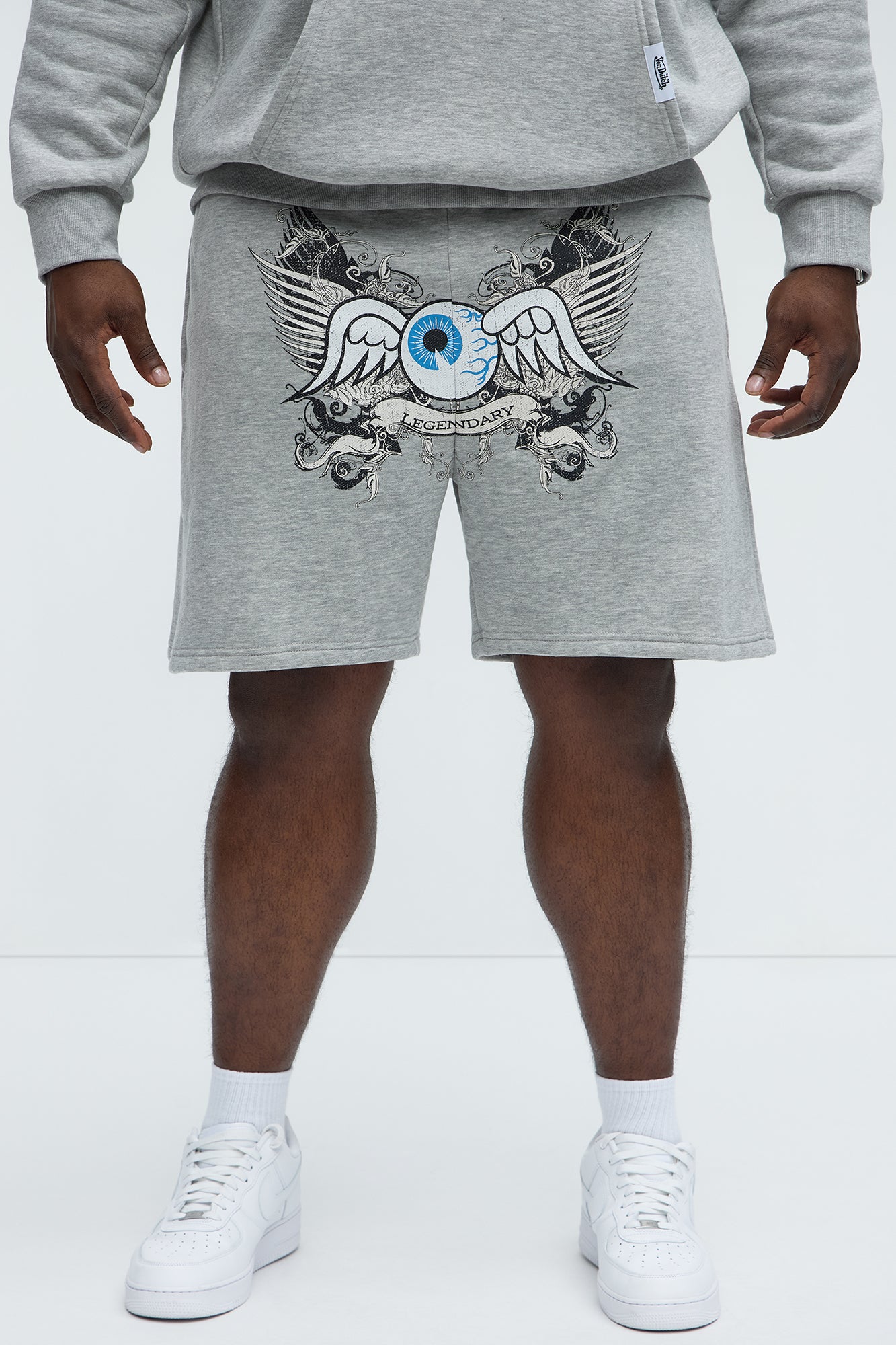 Von Dutch Legendary Sweatshorts - Heather Grey