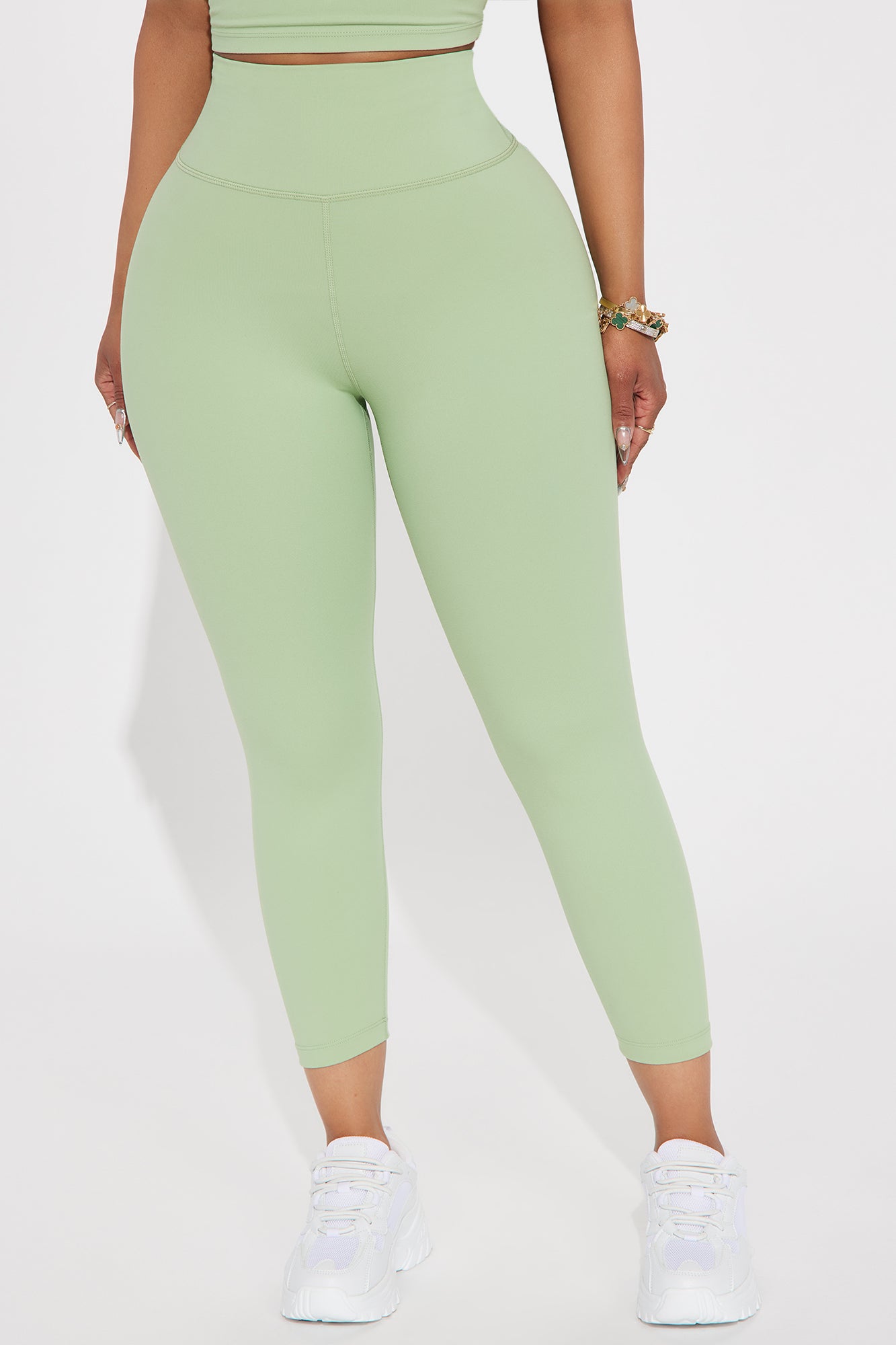 Flexibility Super Soft Capri Active Legging - Sage