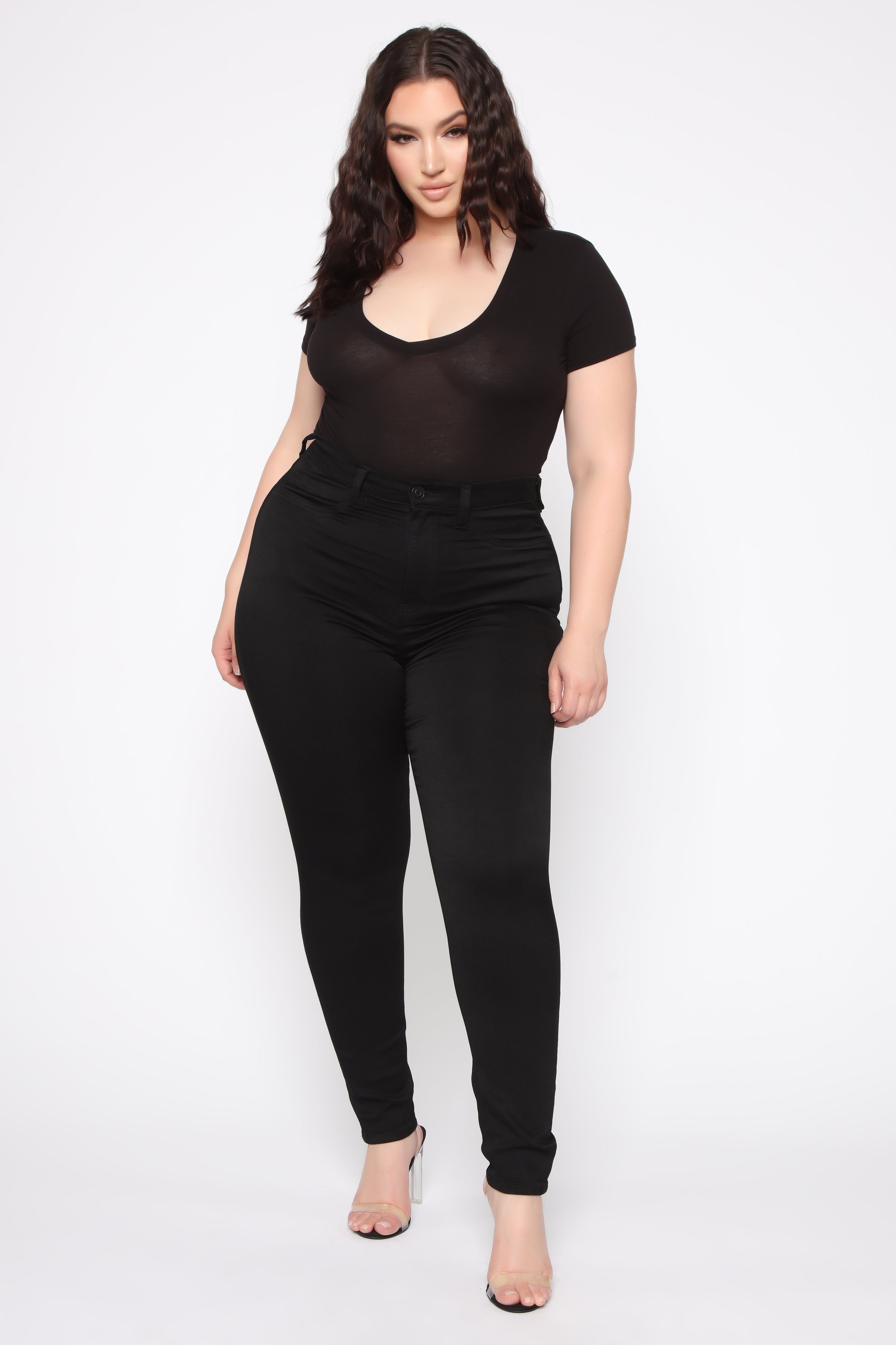 Eva Super Soft Curvy Skinny Jean - Black