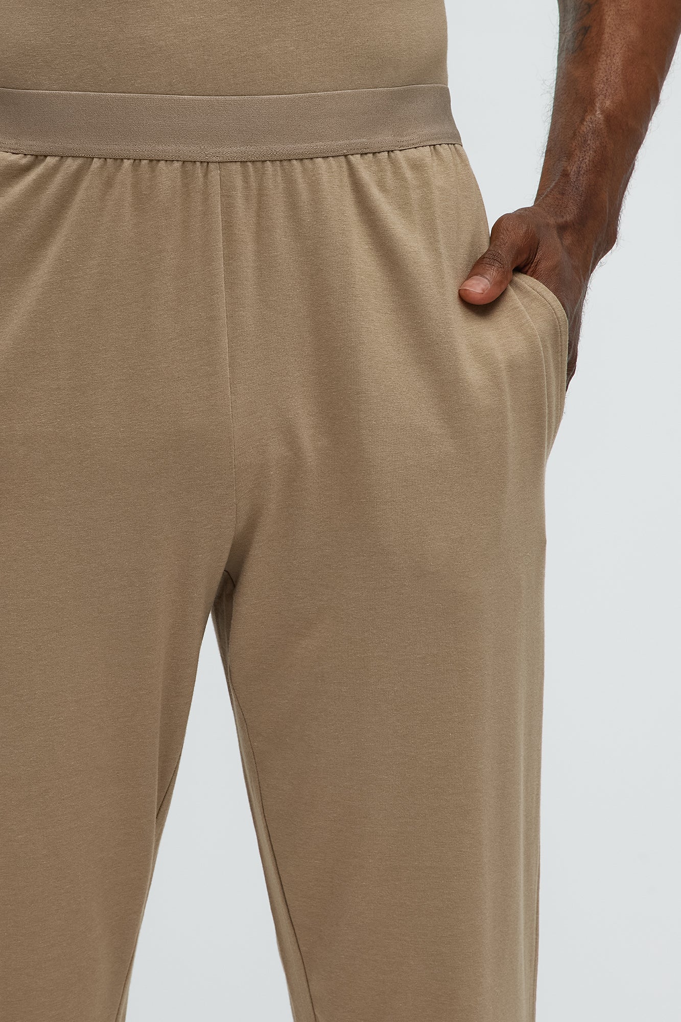 Essential Modal Lounge Pants - Taupe