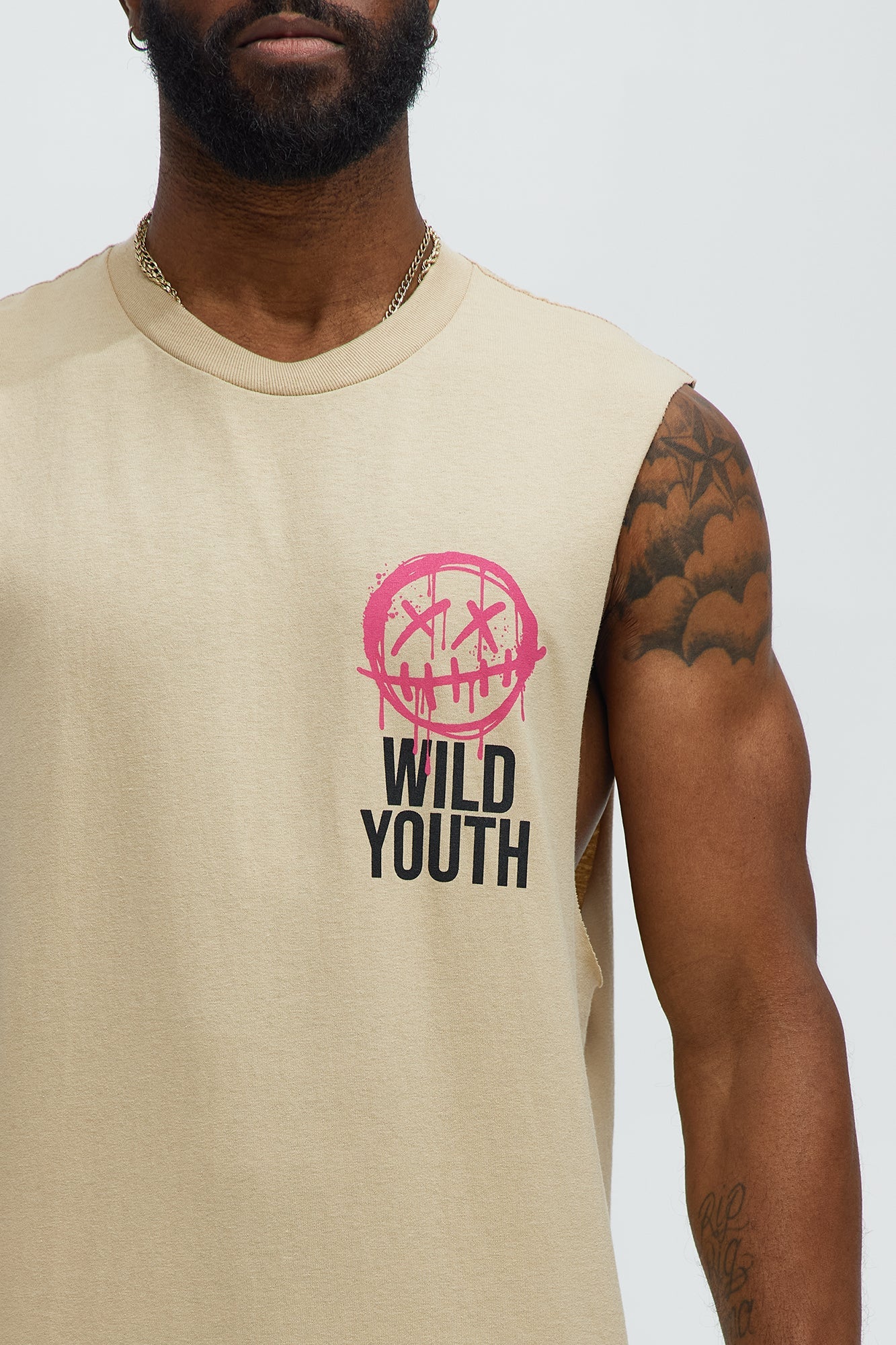Wild Youth Muscle Tee - Sand
