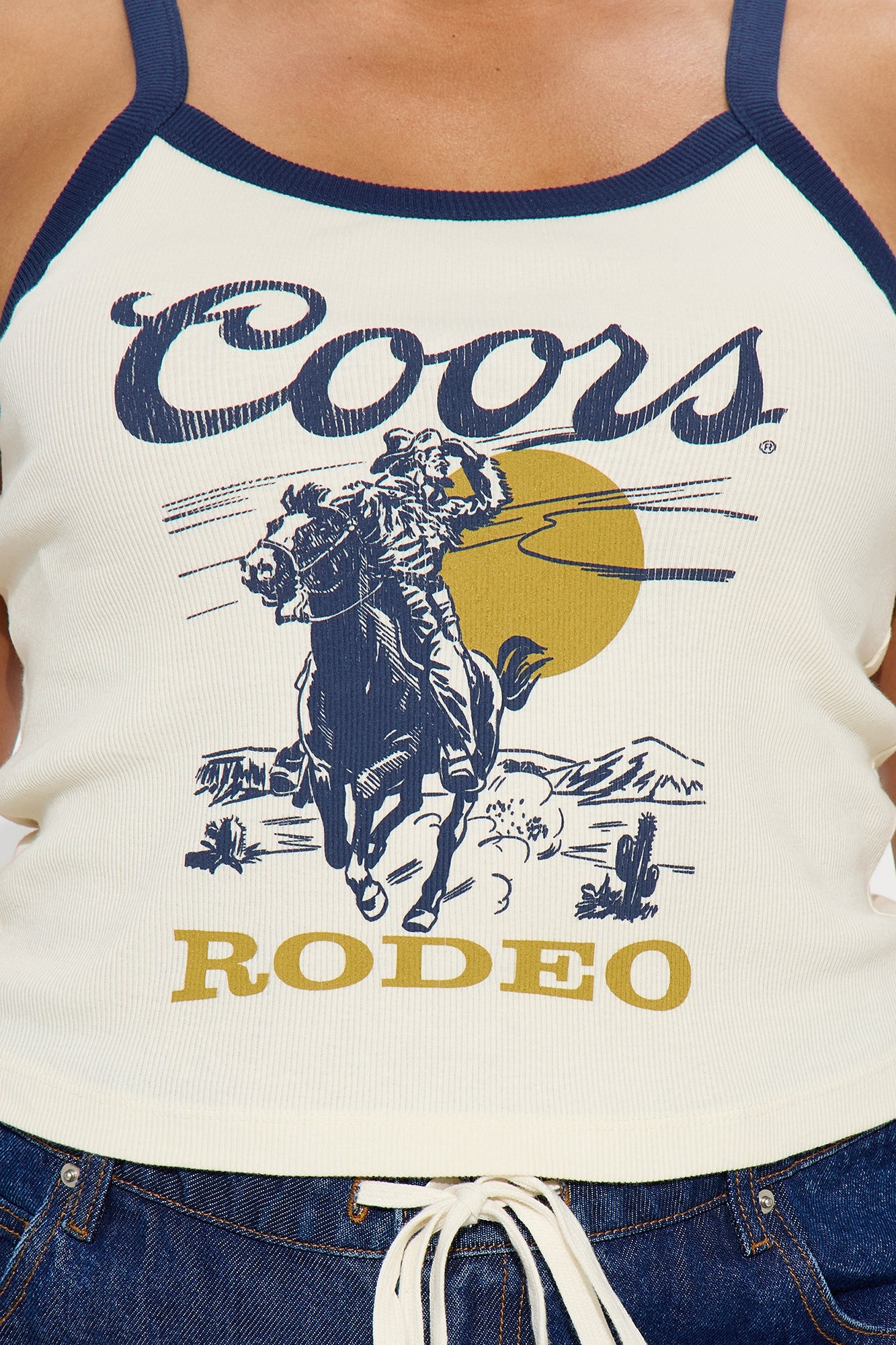 Coors Rodeo Tank Top - Ivory