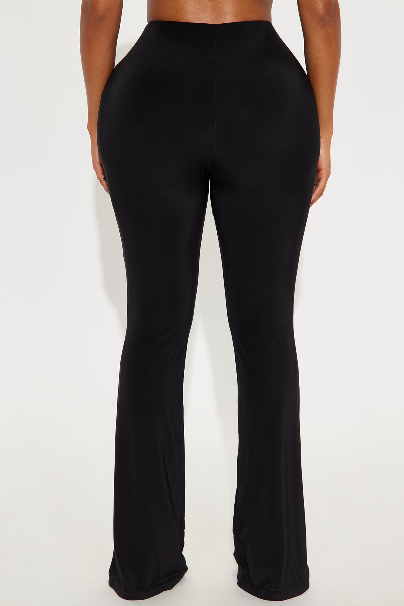 Sanna Ruched Flare Pant - Black