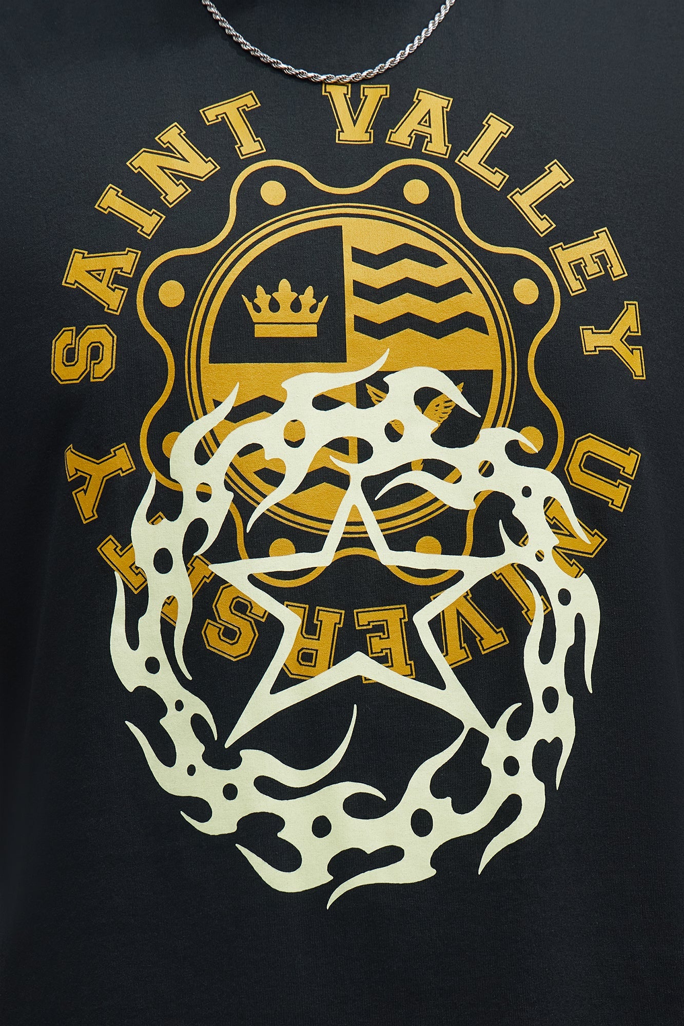 Saint Valley Crest Muscle Tee - Black