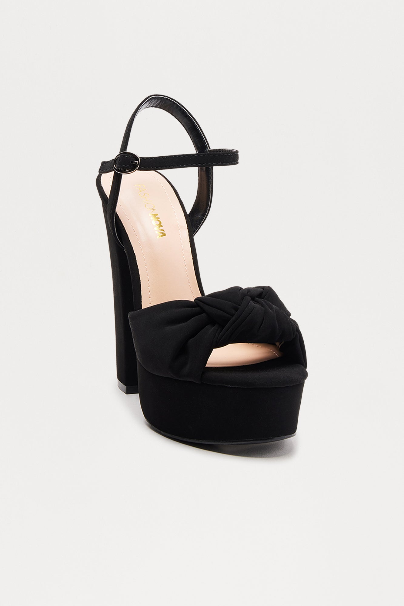 Weekend Fit Platform Heels - Black