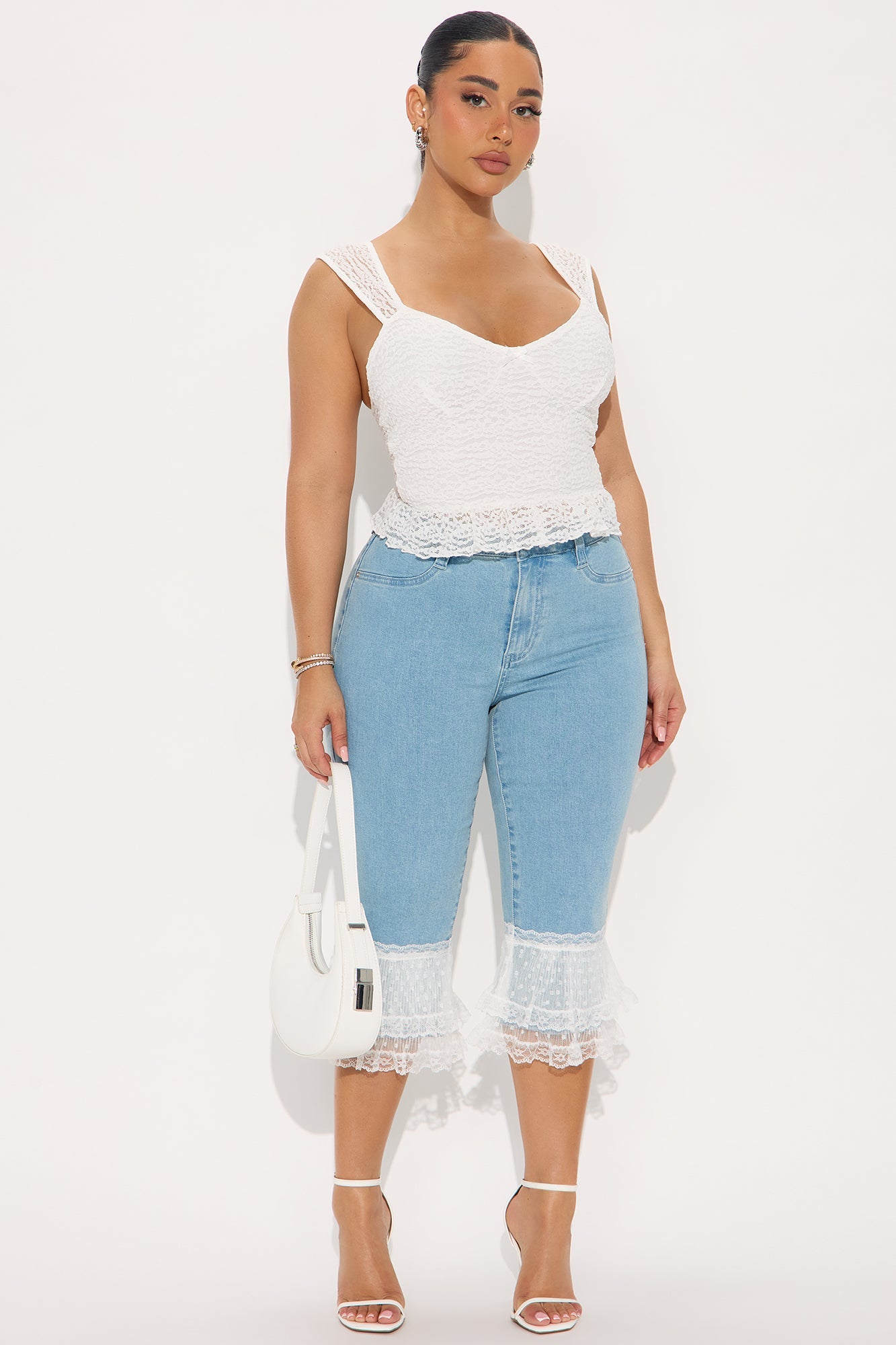 Ciao Bella Skinny Capri Jeans - Light Wash