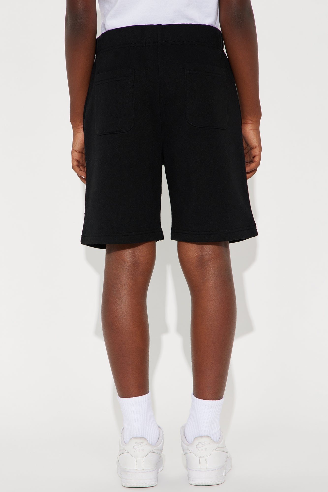 Mini Tyson Barbed Wire Relaxed Shorts - Black