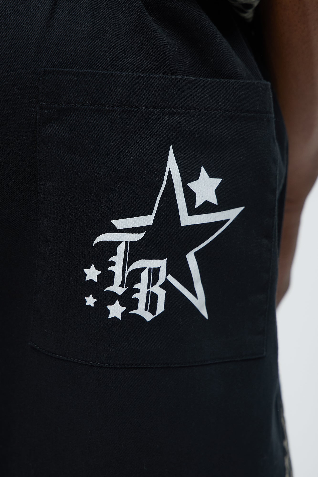 Cosmic Distortion Animal Print Relaxed Shorts - Black/combo