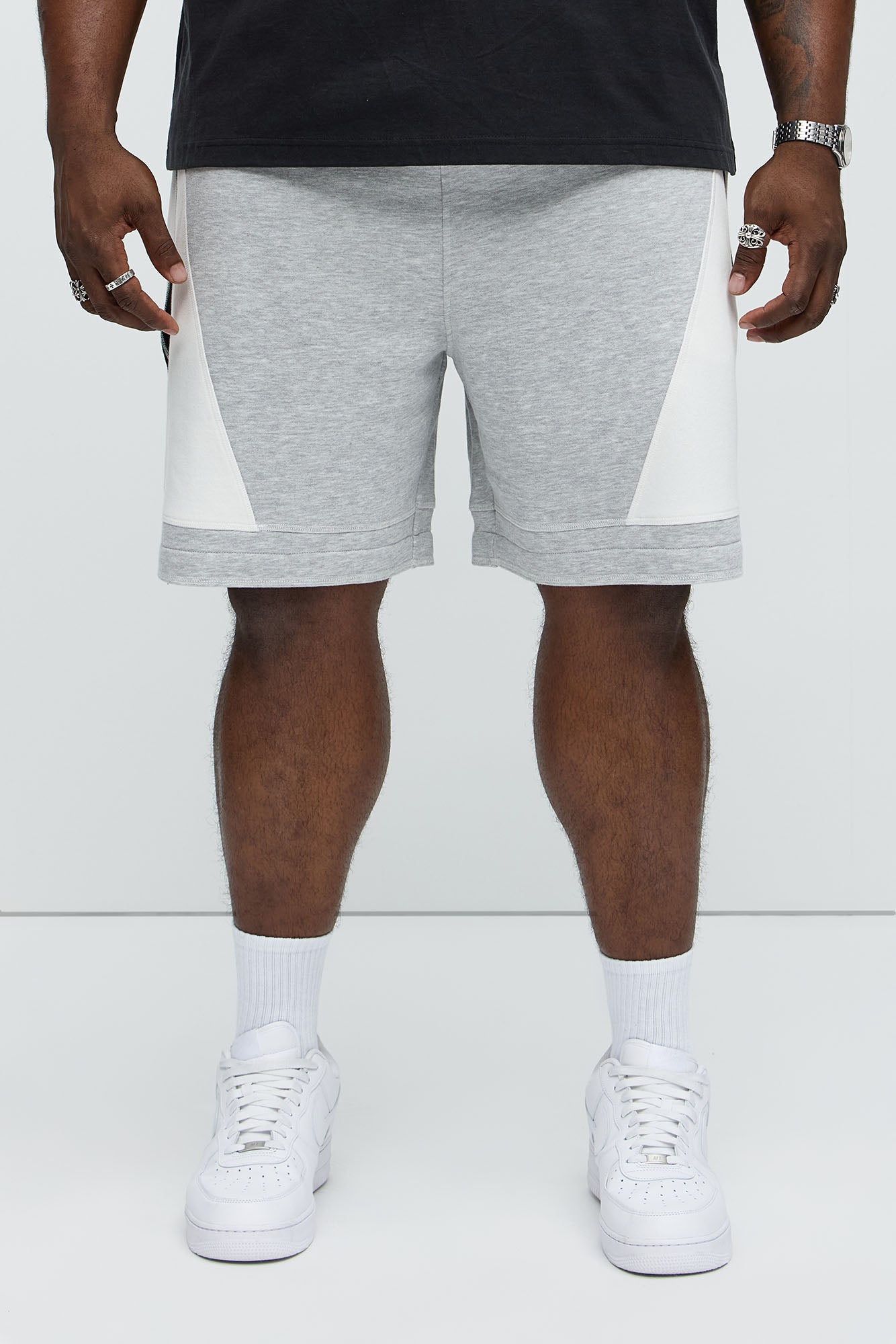Tyson Tri-Paneled Shorts - Multi Color