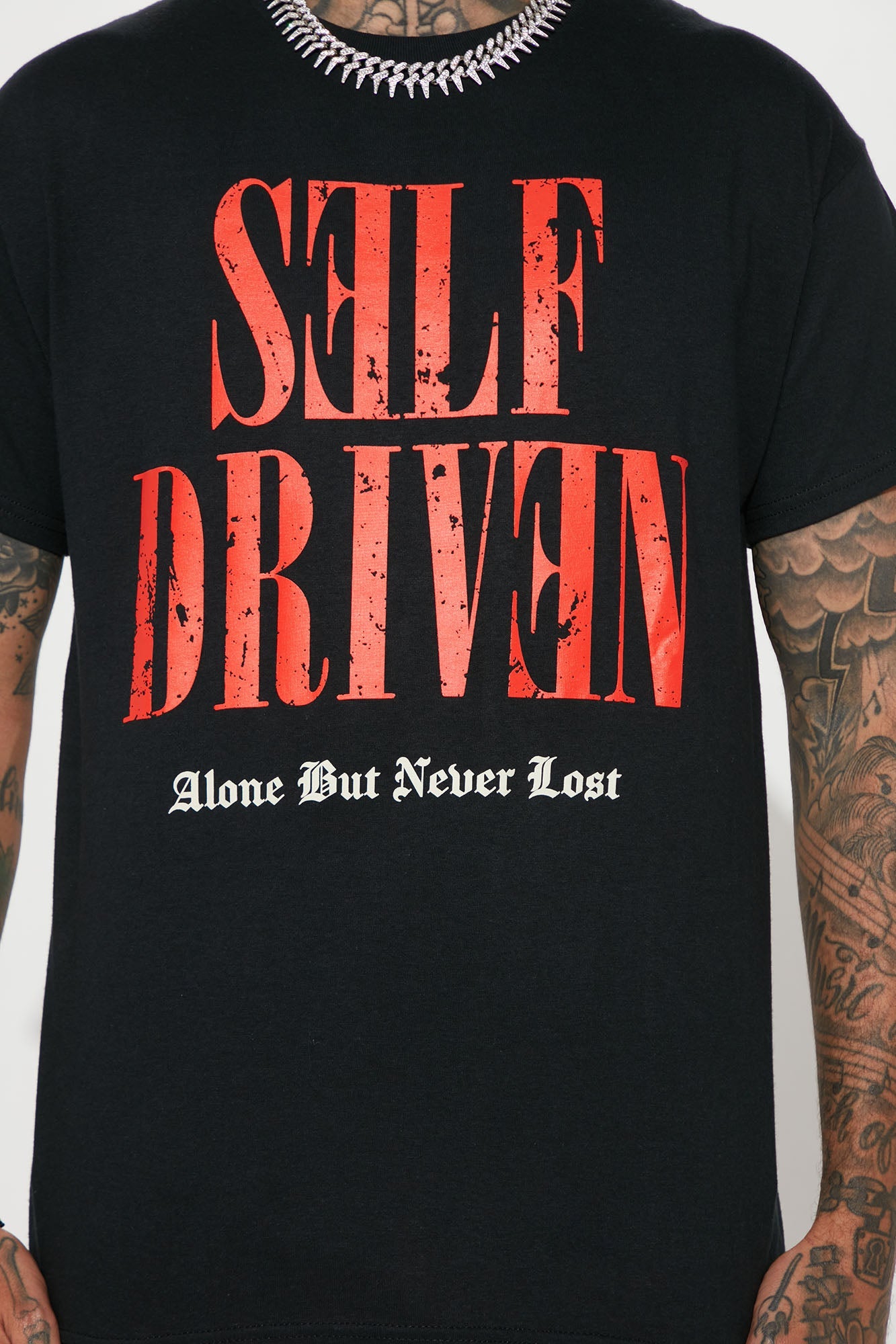Self Driven Short Sleeve Tee - Black