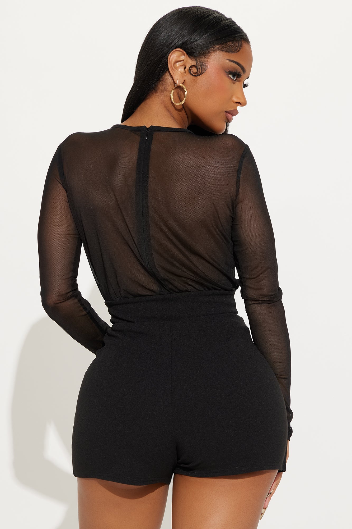 Xirena Skort Romper - Black