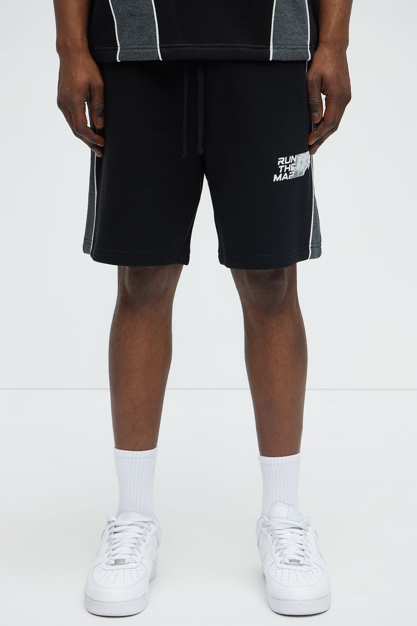 Tyson NYC Athletic Relaxed Shorts - Black/combo
