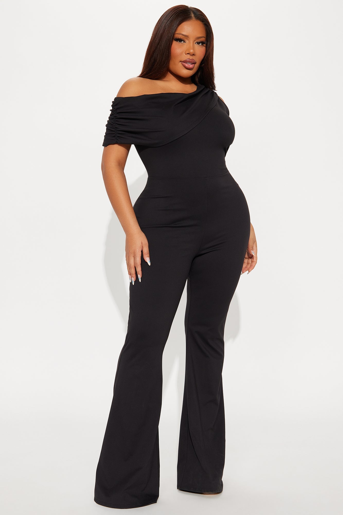 Sense Of Style Flare Jumpsuit - Black