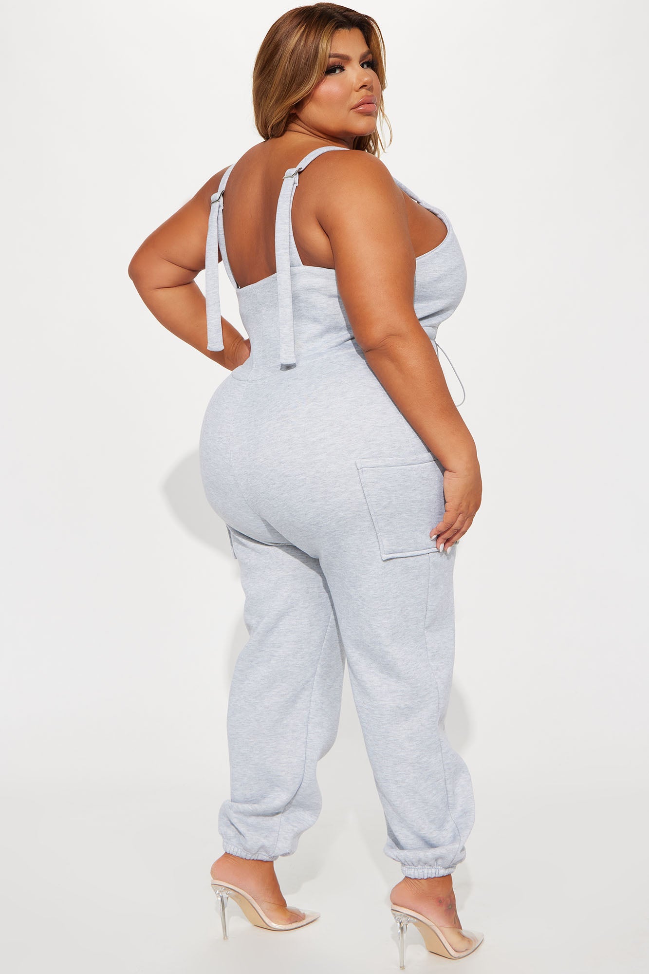 Felicia Cozy Jumpsuit - Heather Grey