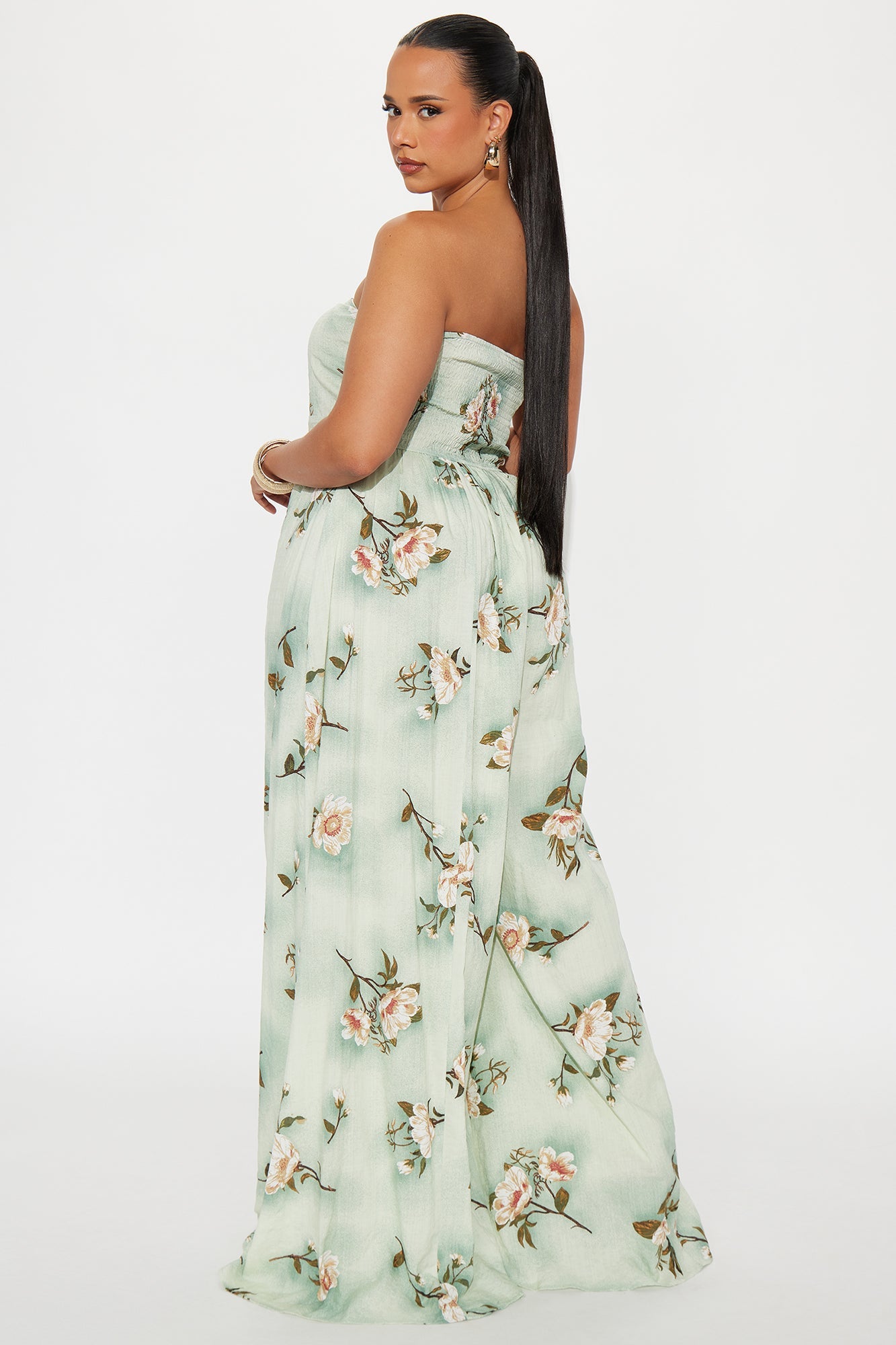 Scarlet Wide Leg Jumpsuit - Sage/combo
