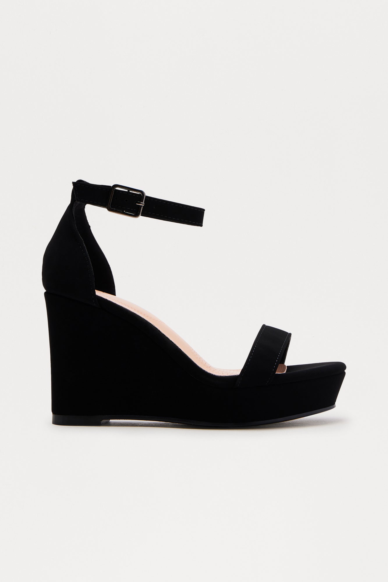 Violeta Platform Wedges - Black
