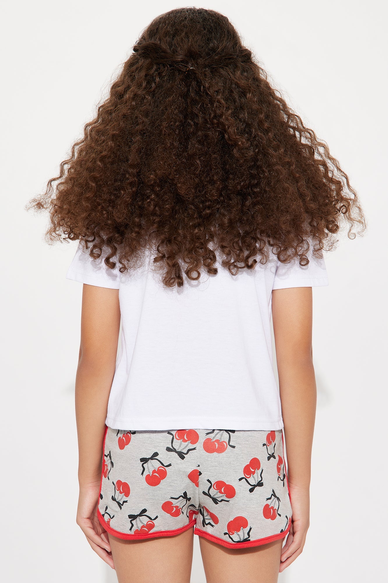 Mini My Darling Short Set - Grey/combo