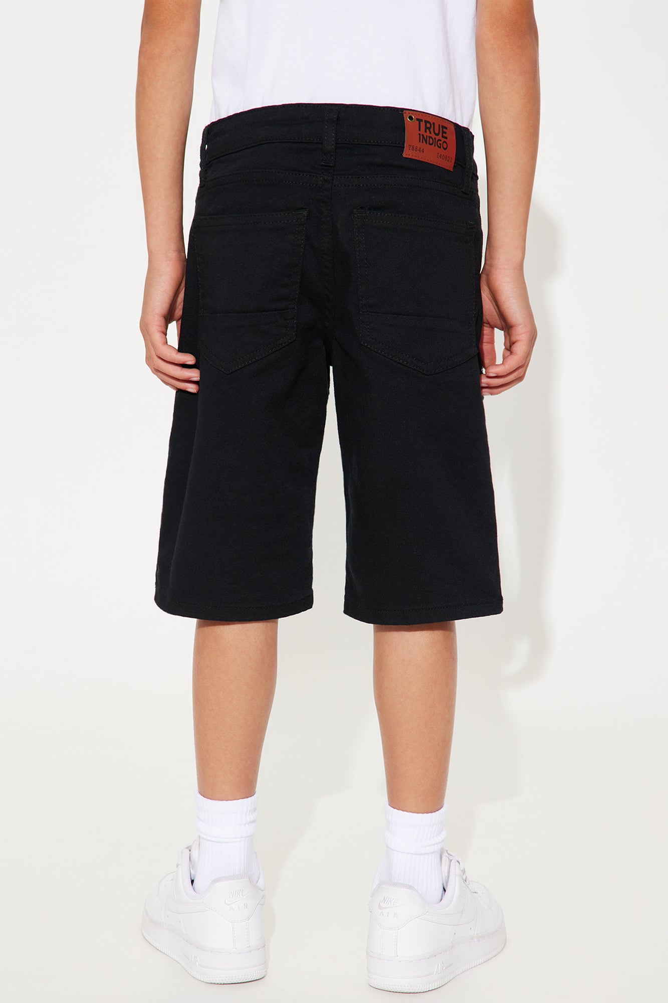 Mini Stay Consistent Moto Shorts - Black
