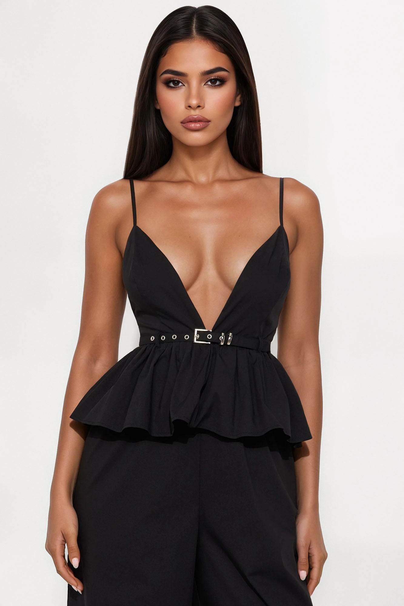 Unspoken Love Jumpsuit - Black