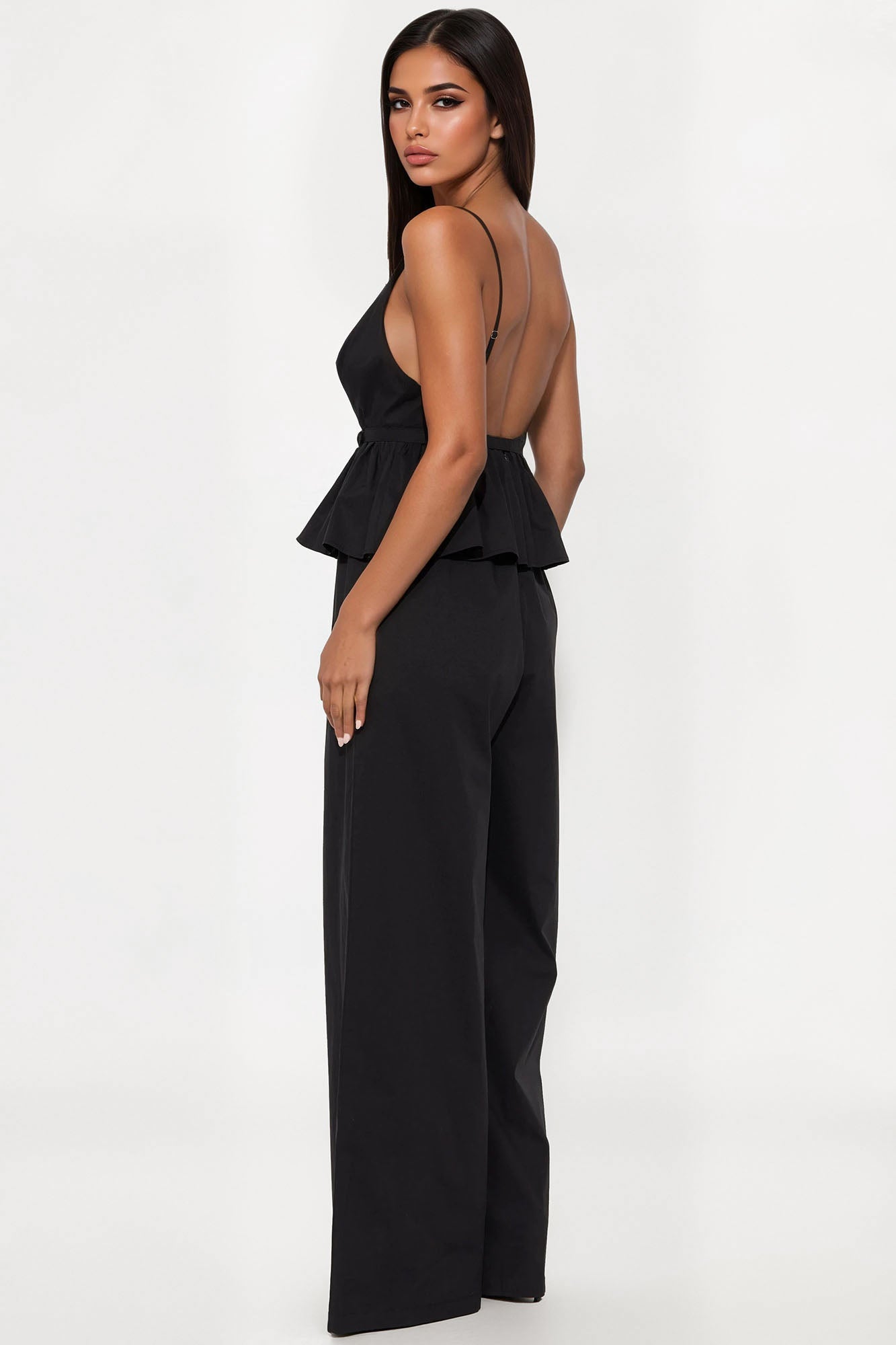 Unspoken Love Jumpsuit - Black