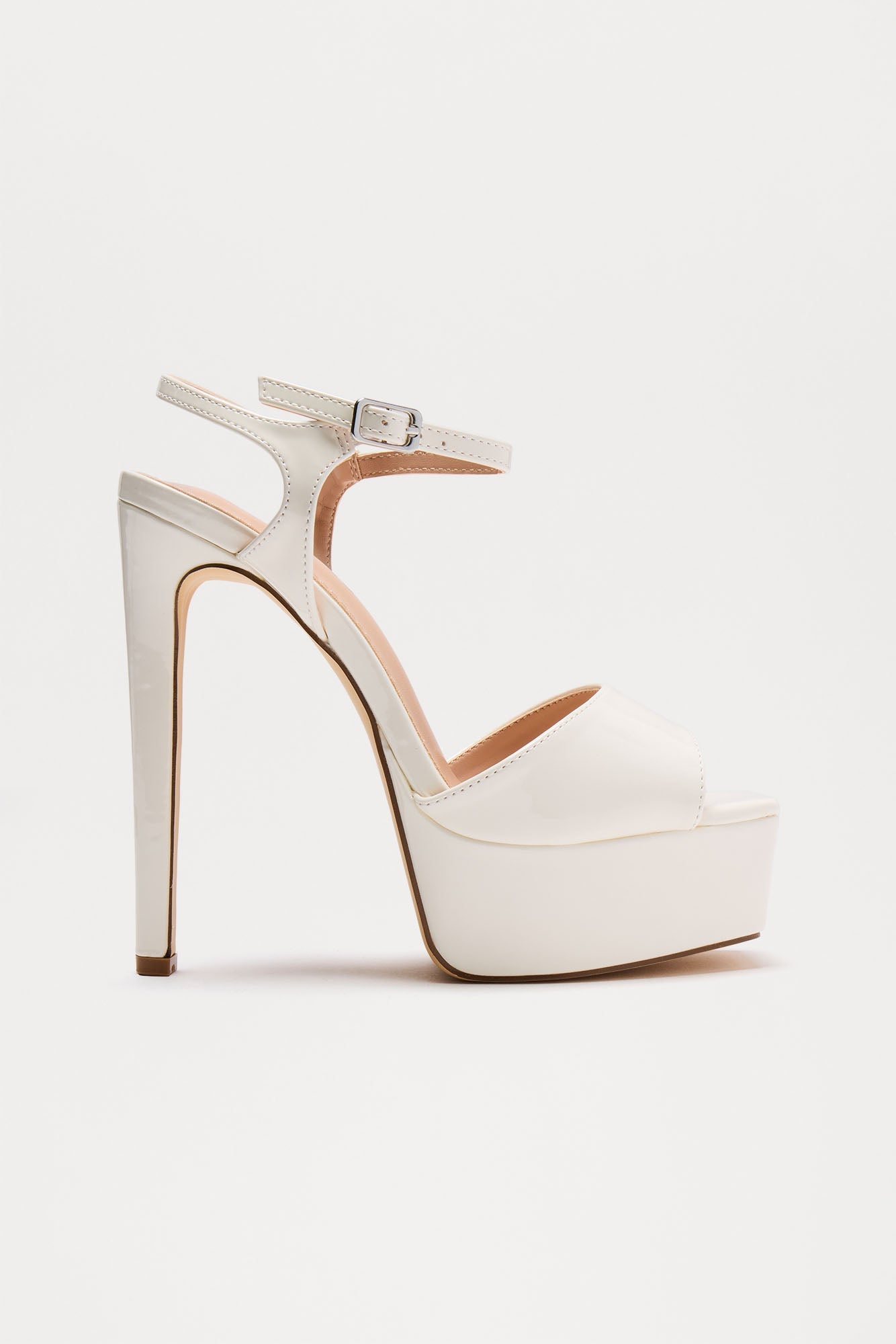 Vegas 6″ Stiletto Heels - White