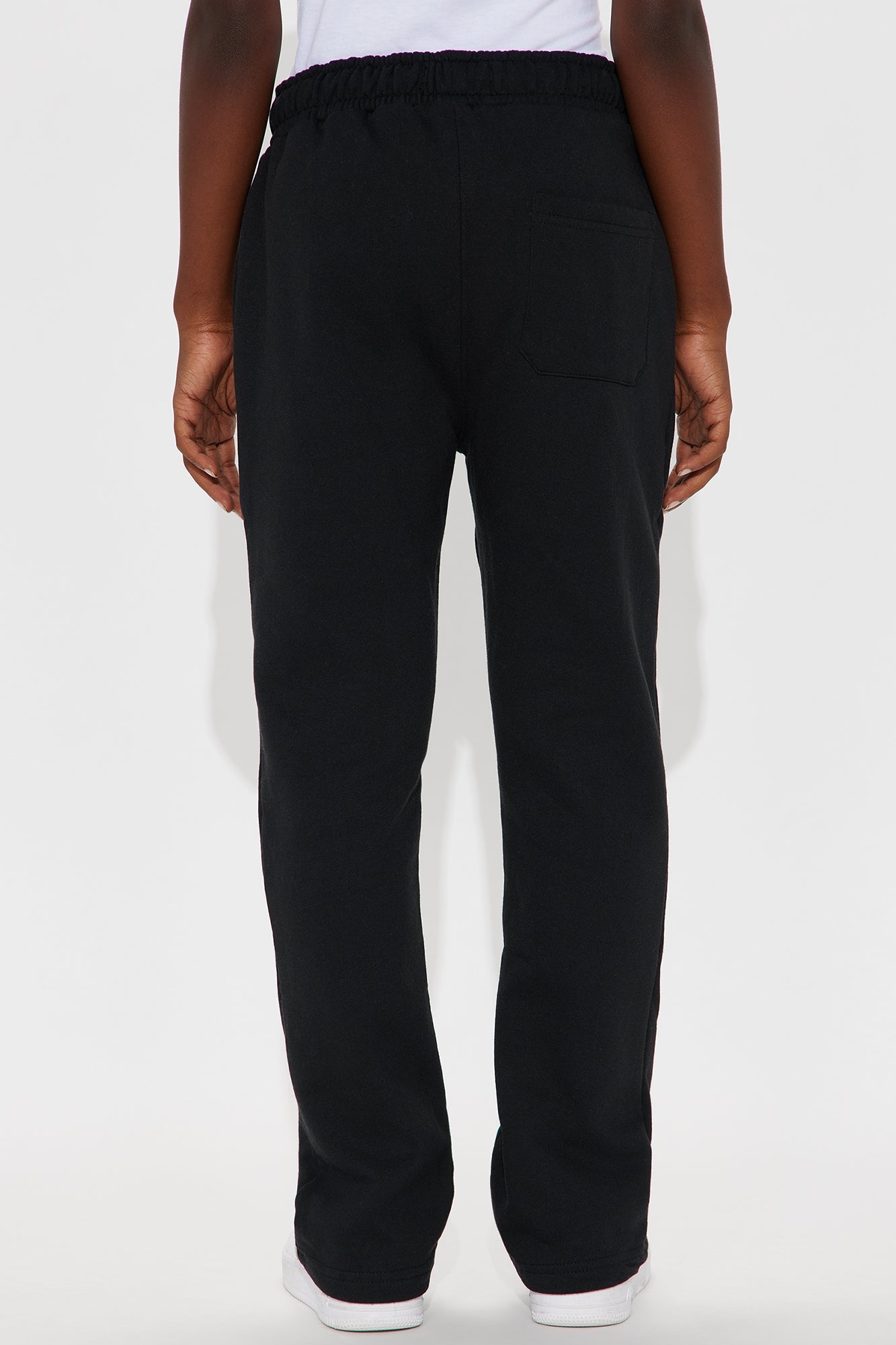 Mini Popeye Racing Flare Fleece Pant - Black