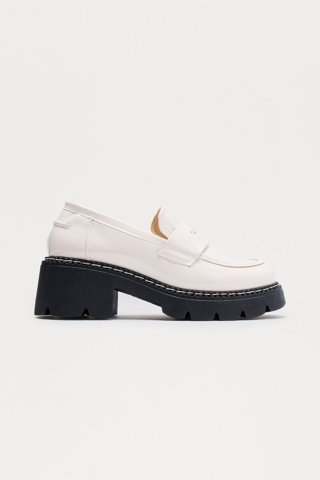 Stanford Platform Loafers - Beige