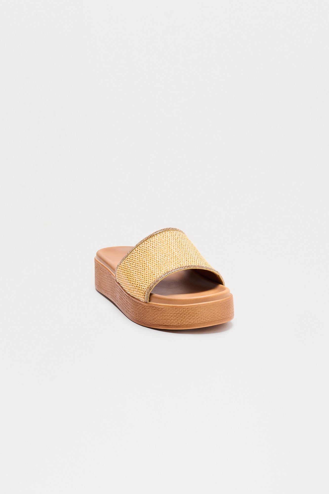Koryn Platform Sandals - Natural