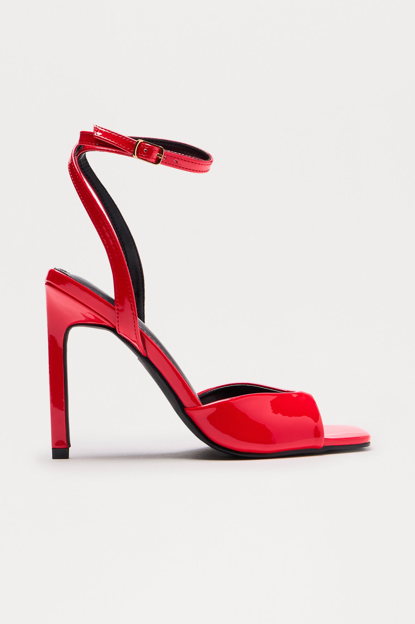 Gaige Patent Heels - Red