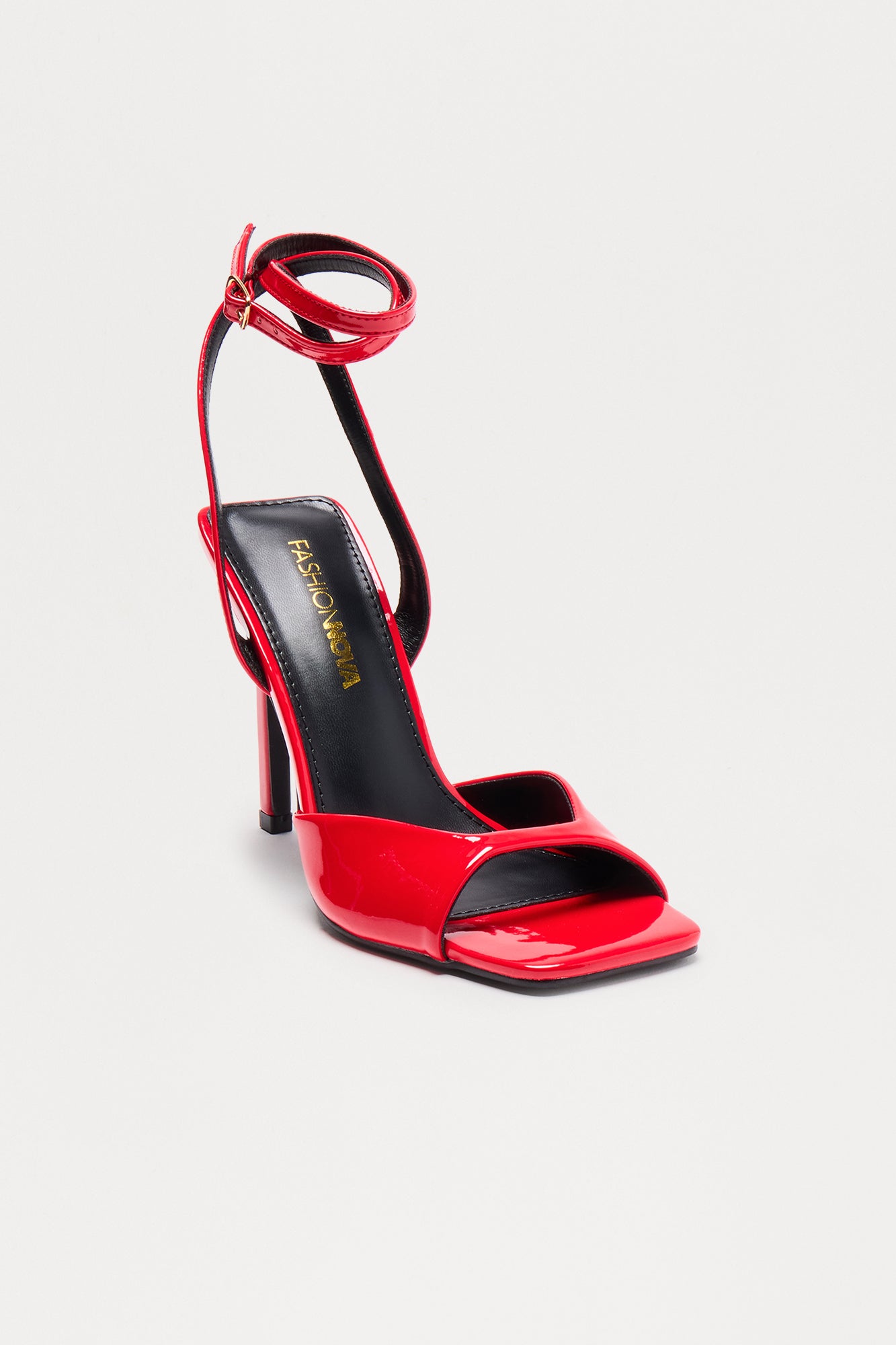 Gaige Patent Heels - Red