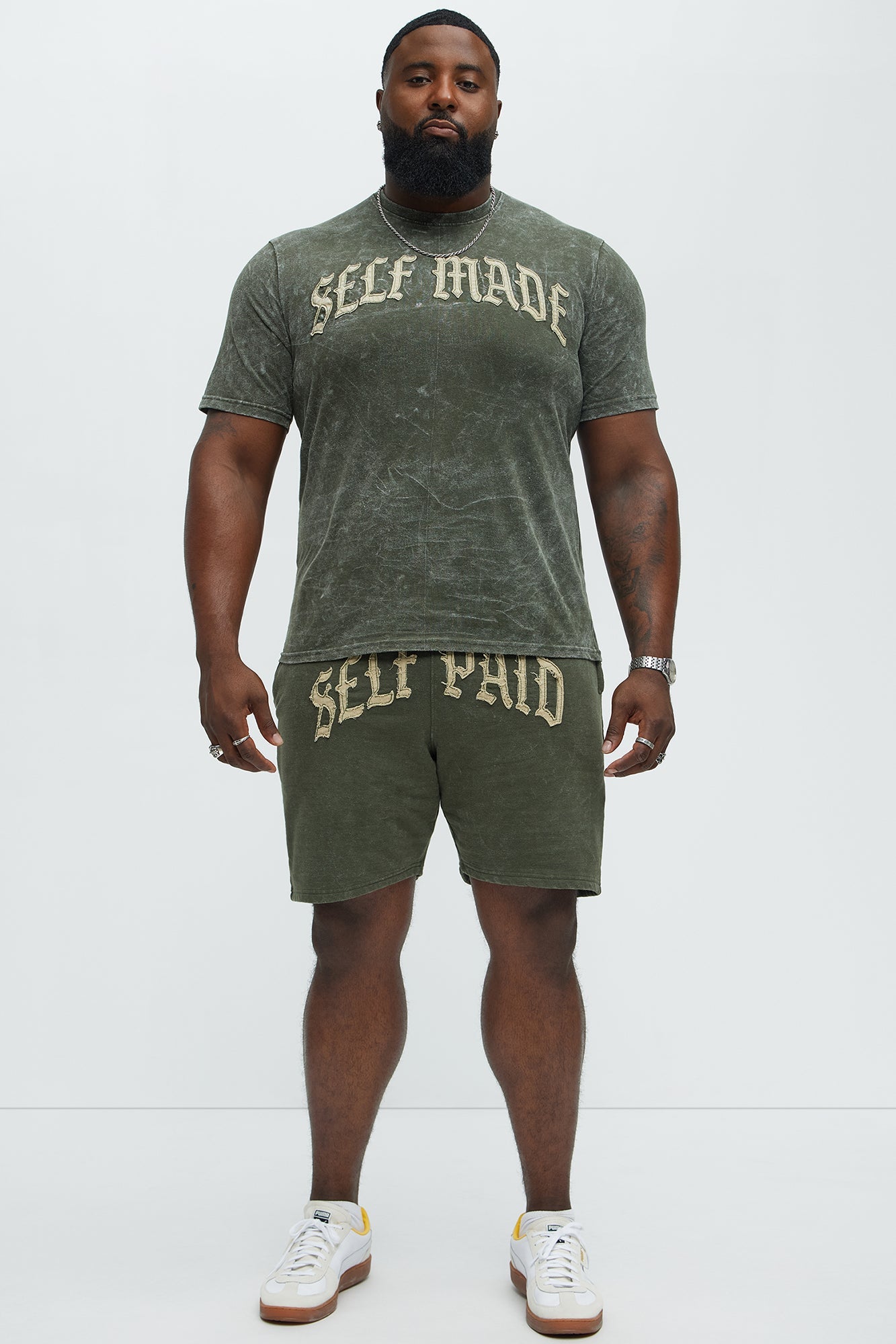 Self Made Short Sleeve Tee - Olive