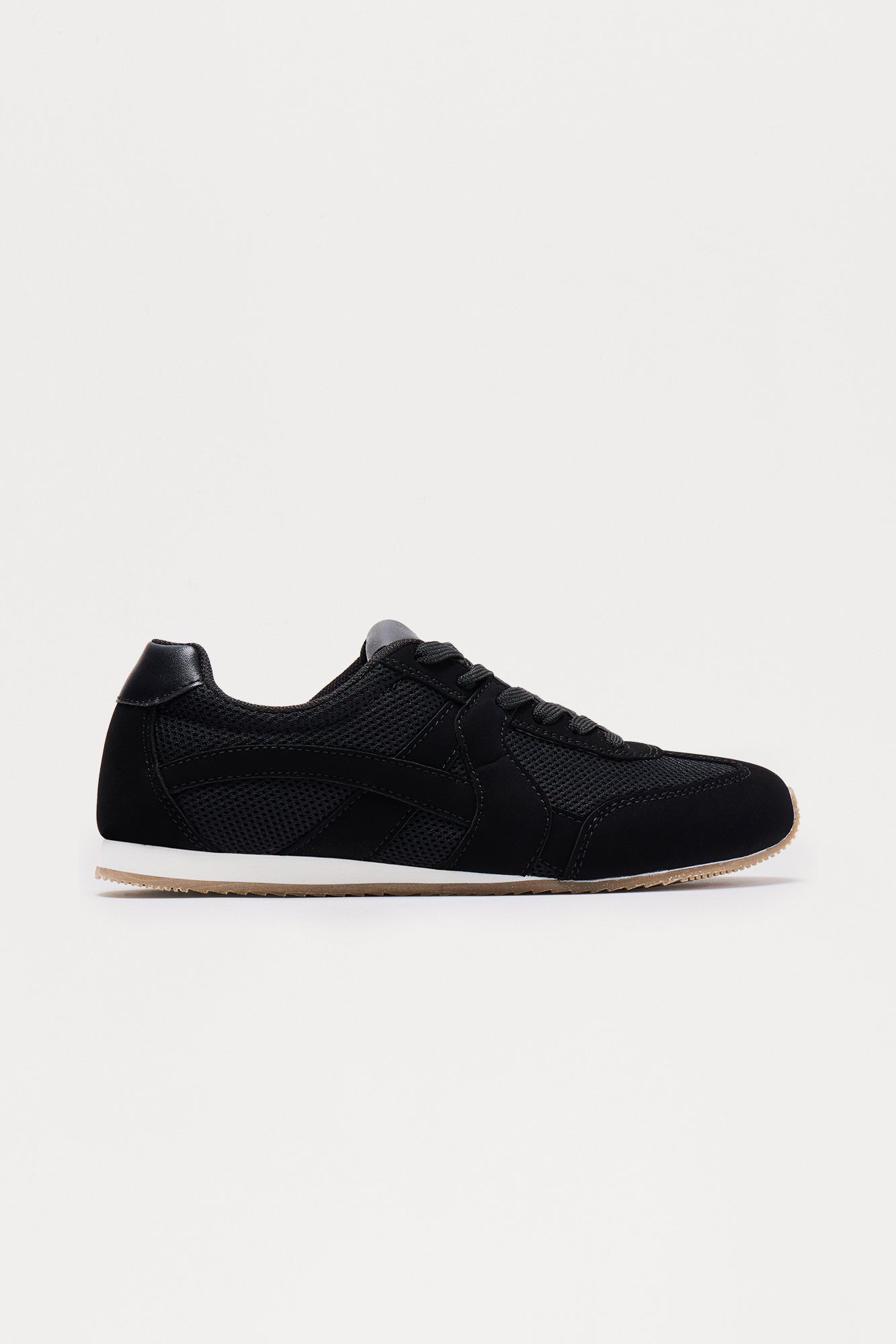 Glen Lace Up Sneakers - Black