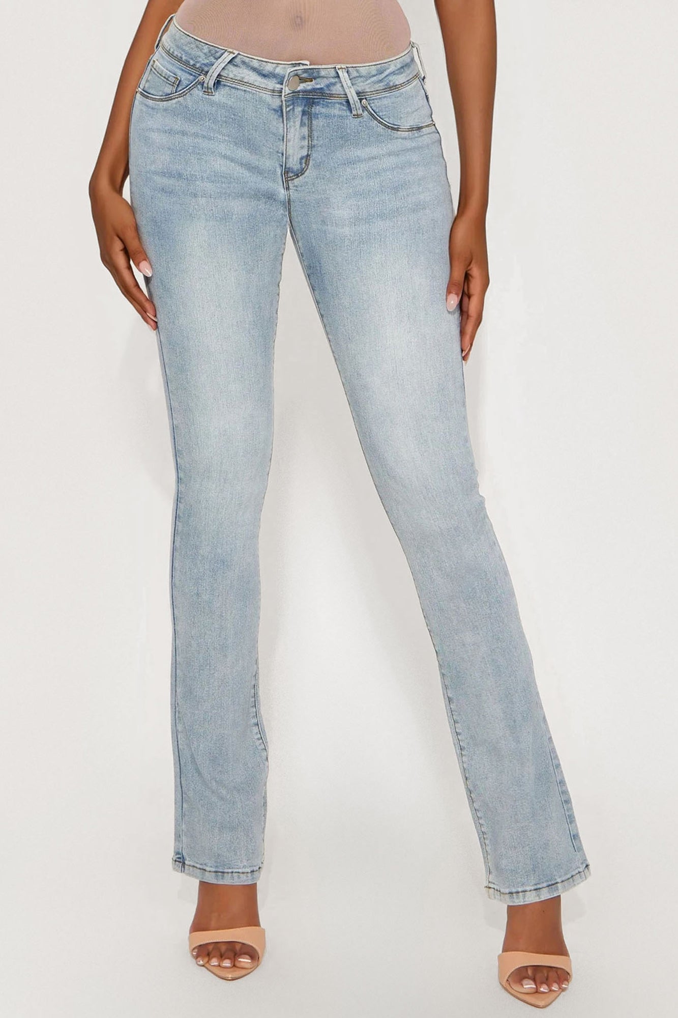 Tall Getting The Boot Mid Rise Jeans - Light Wash