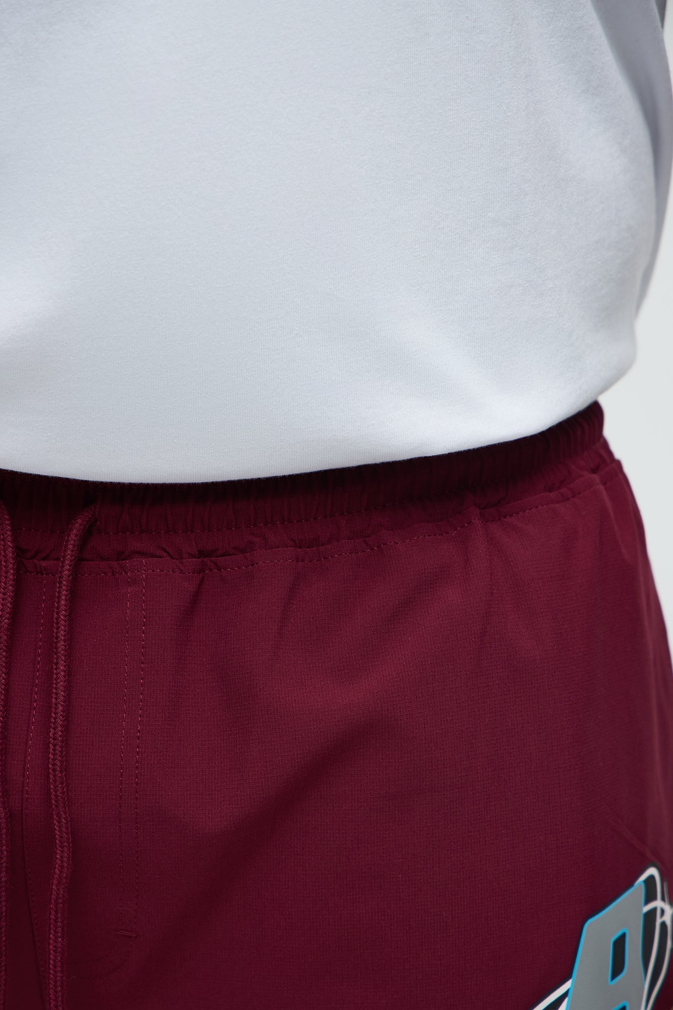 Bad Habits Relaxed Drawstring Shorts - Red