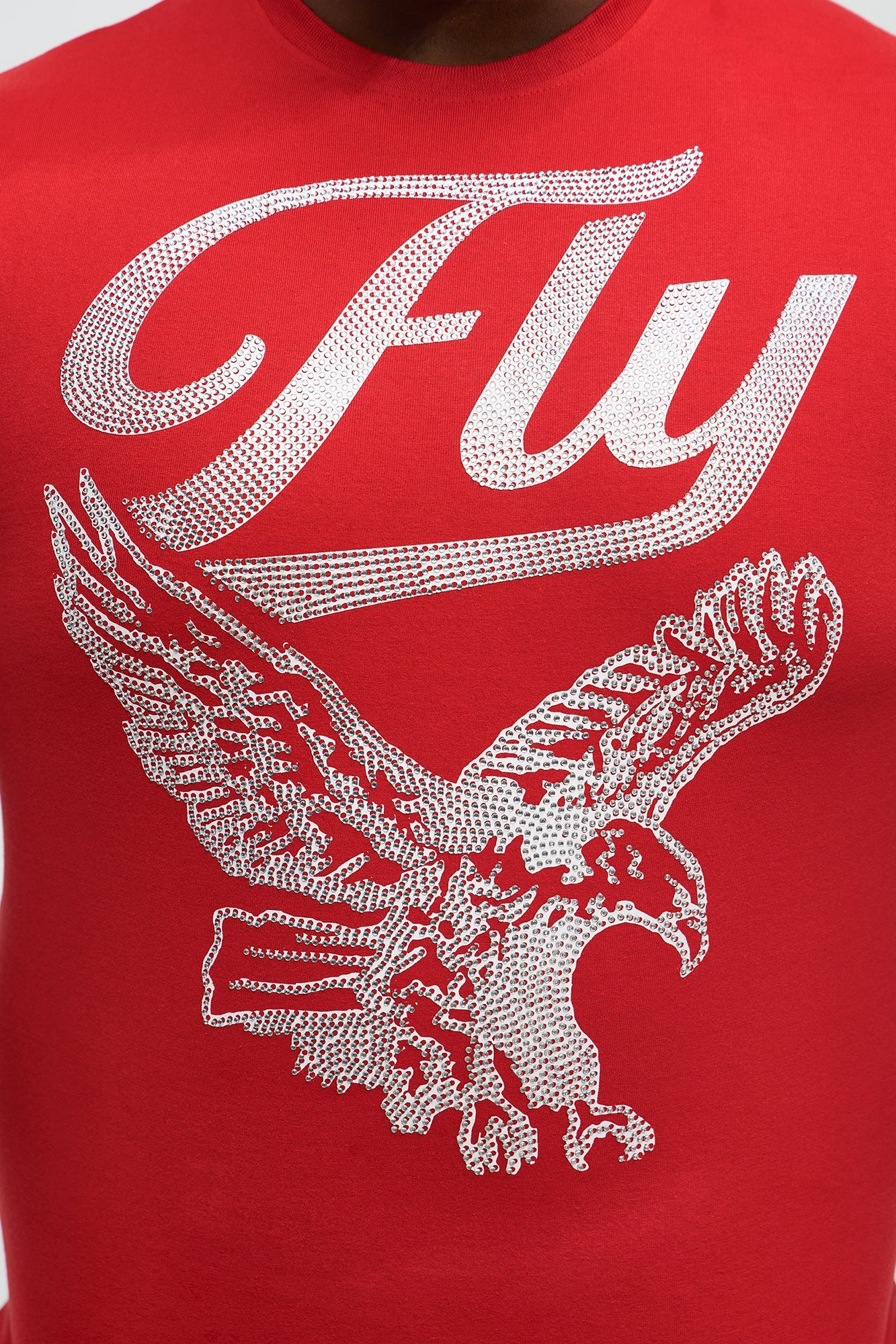Fly Higher And Grind Short Sleeve Tee - Red