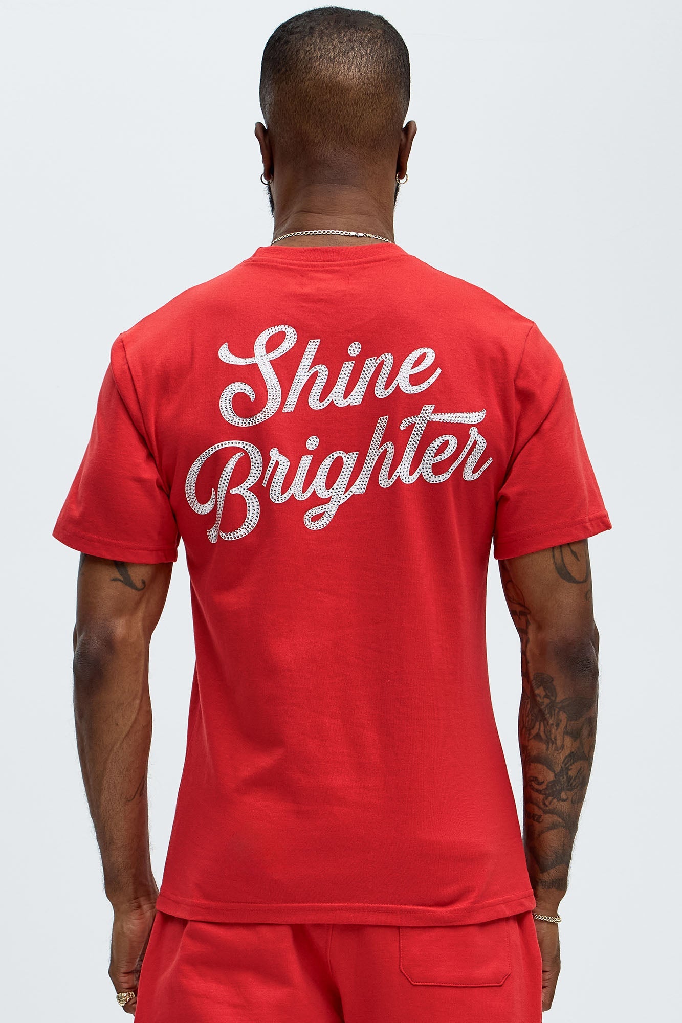 Fly Higher And Grind Short Sleeve Tee - Red