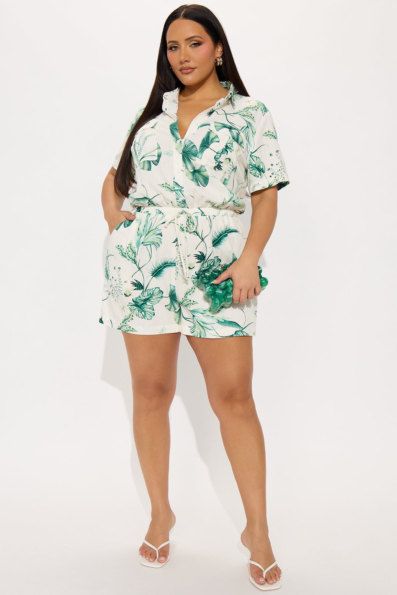 Levita Romper - Green/combo