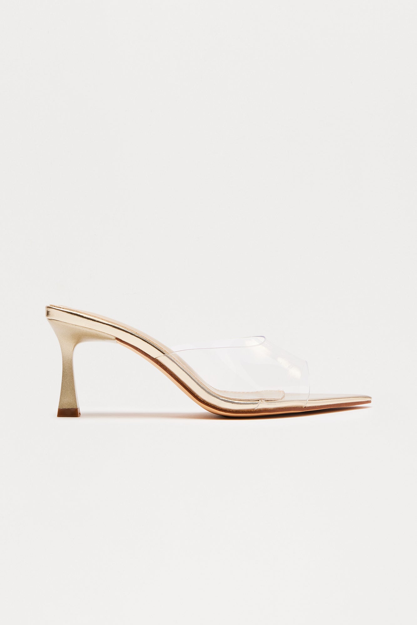 Cana Clear Mules - Gold