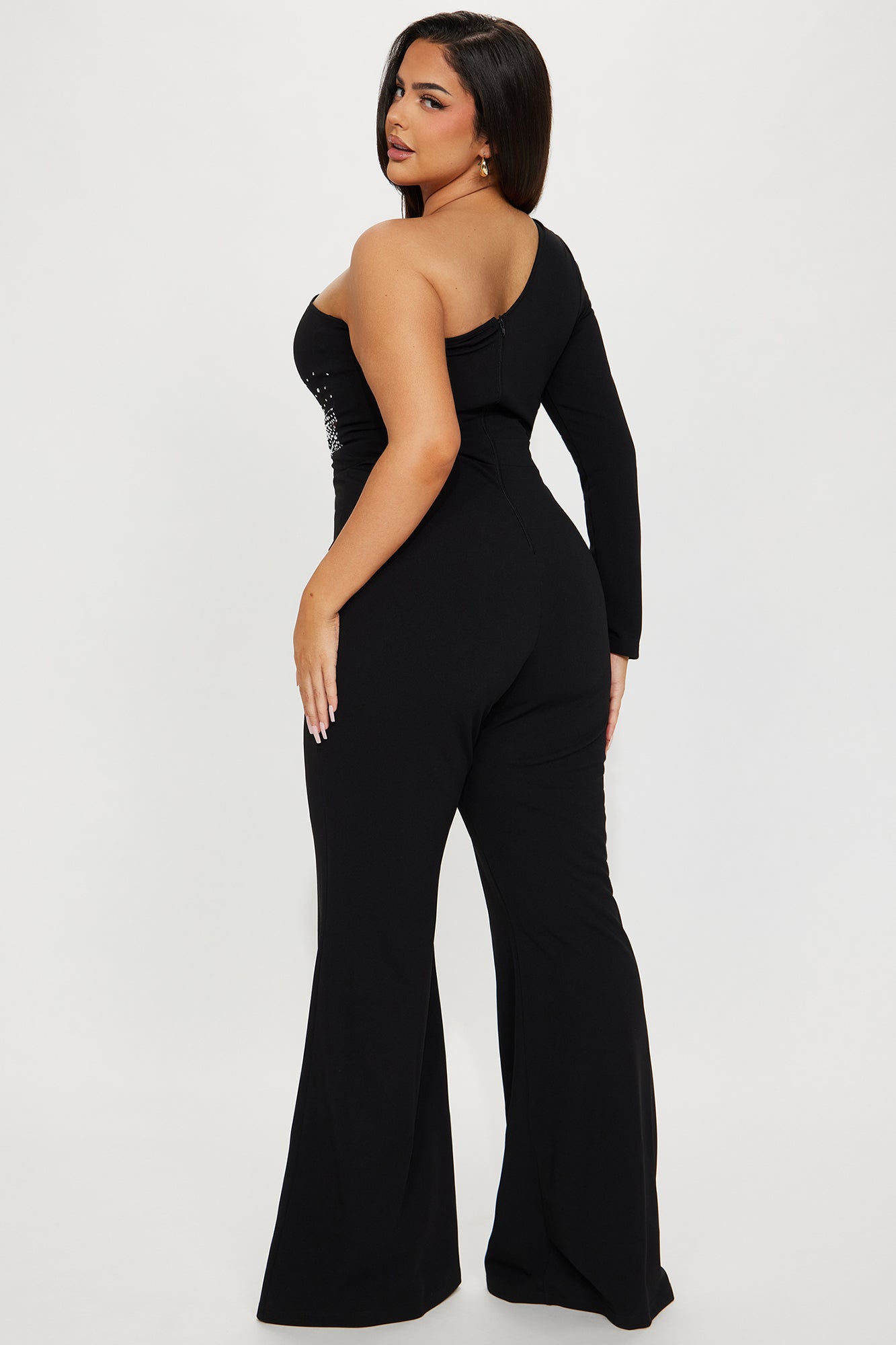 Star Sign Jumpsuit - Black