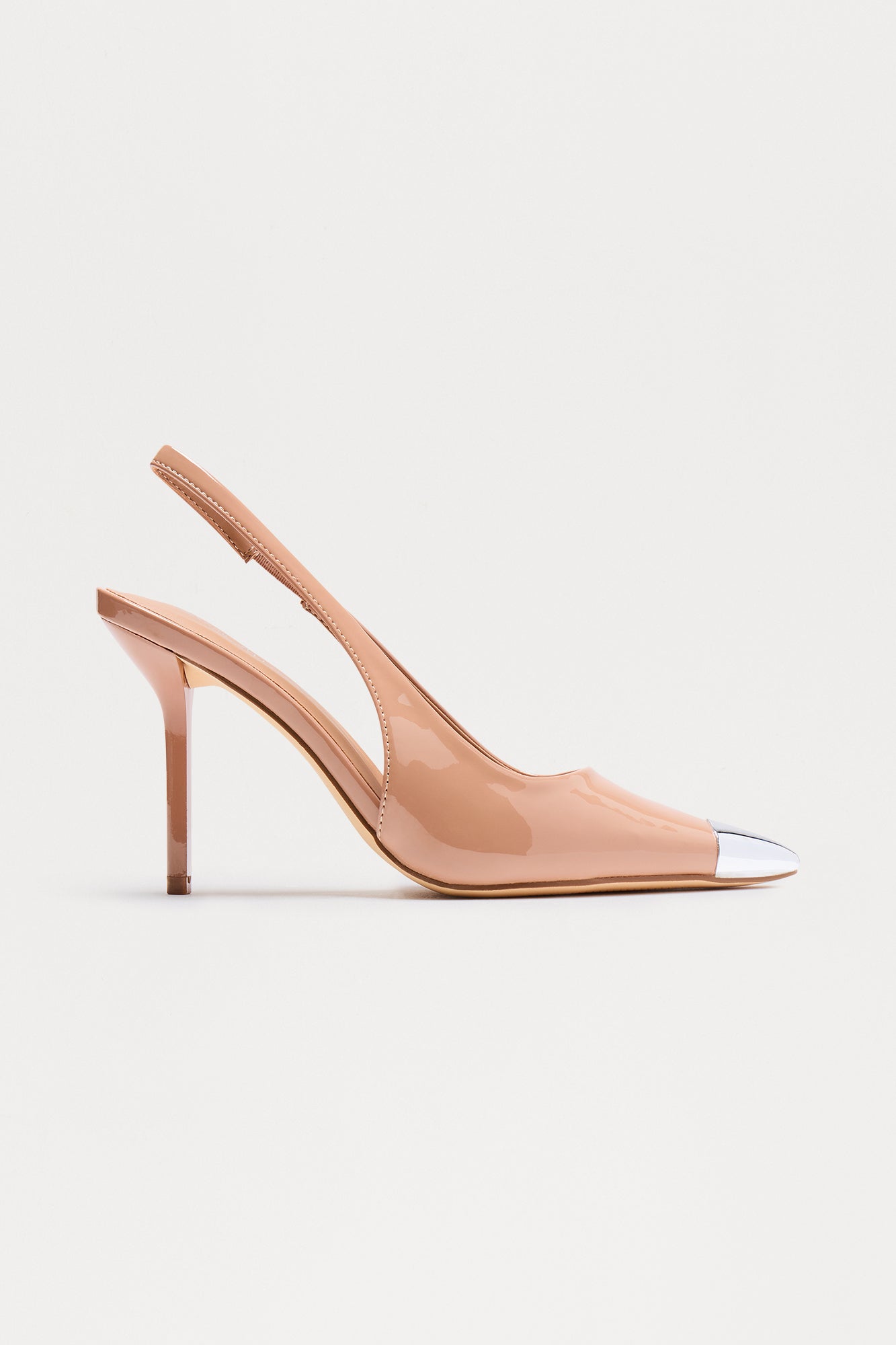 Luxton Hardware Slingback Pumps - Natural