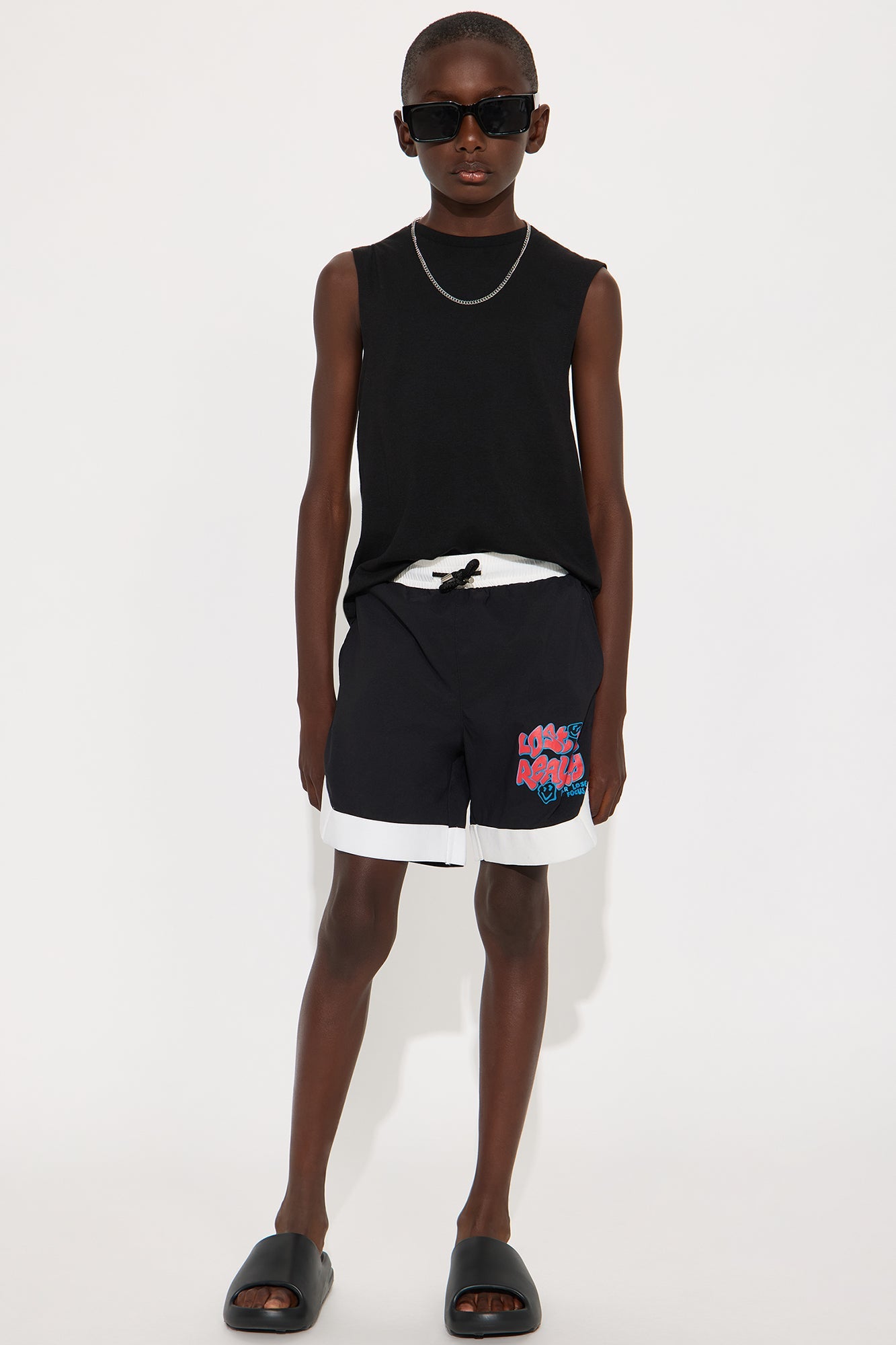 Mini Agile Taping Swim Classic Trunk - Black