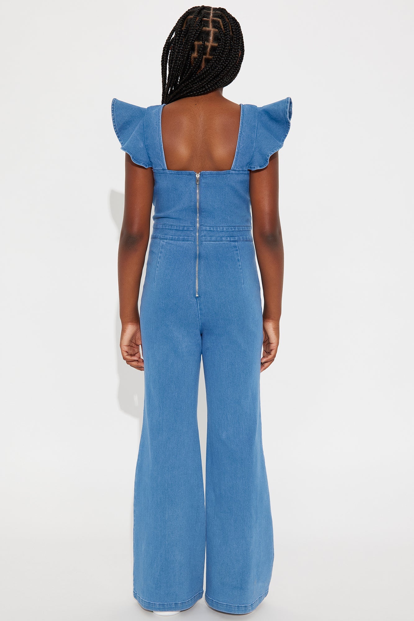 Mini Janis Denim Jumpsuit - Medium Wash
