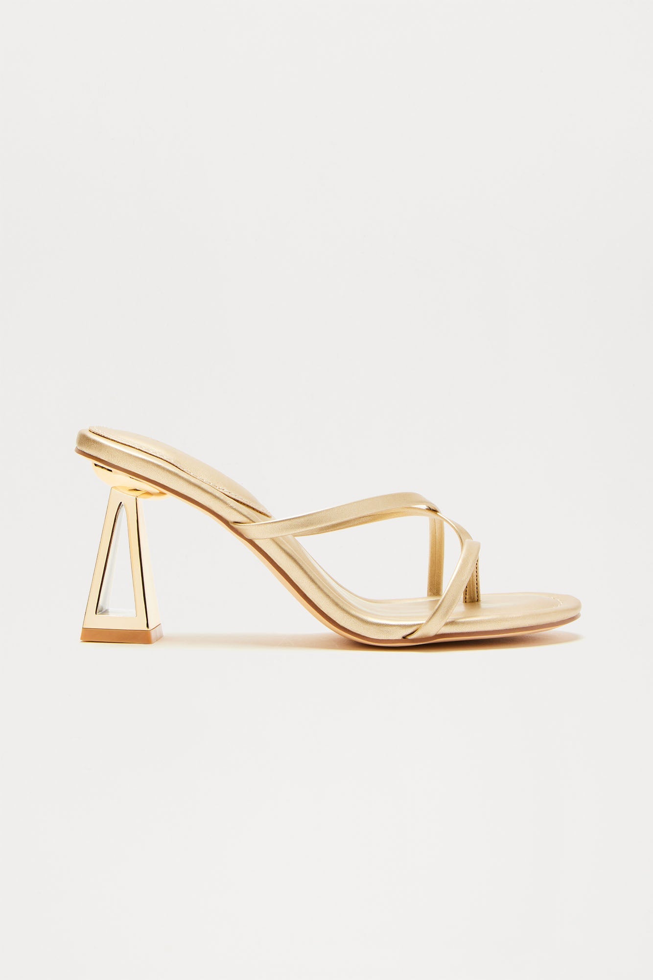 Conny Thong Mules - Gold