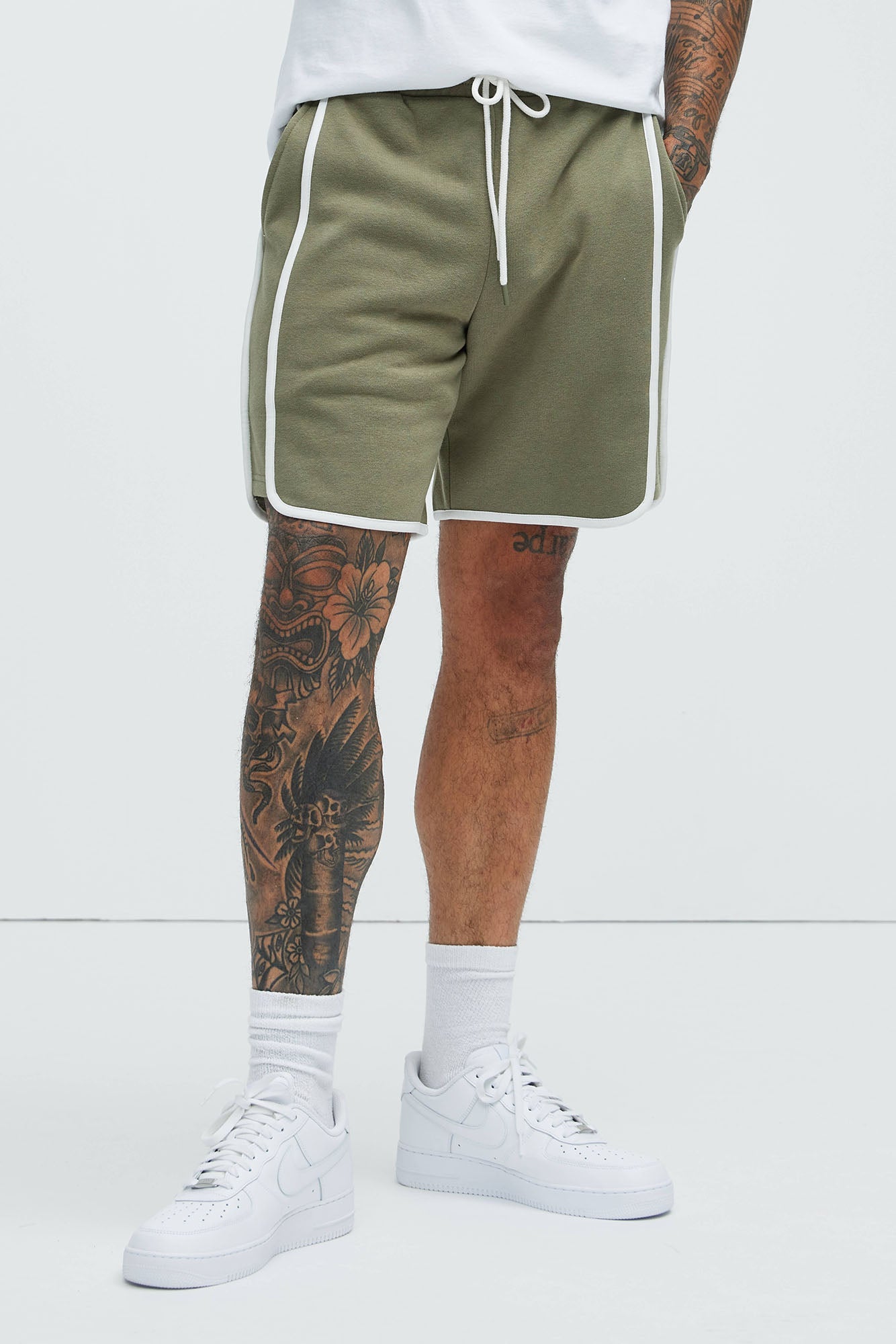 Tyson No Going Back Relaxed Shorts - Olive