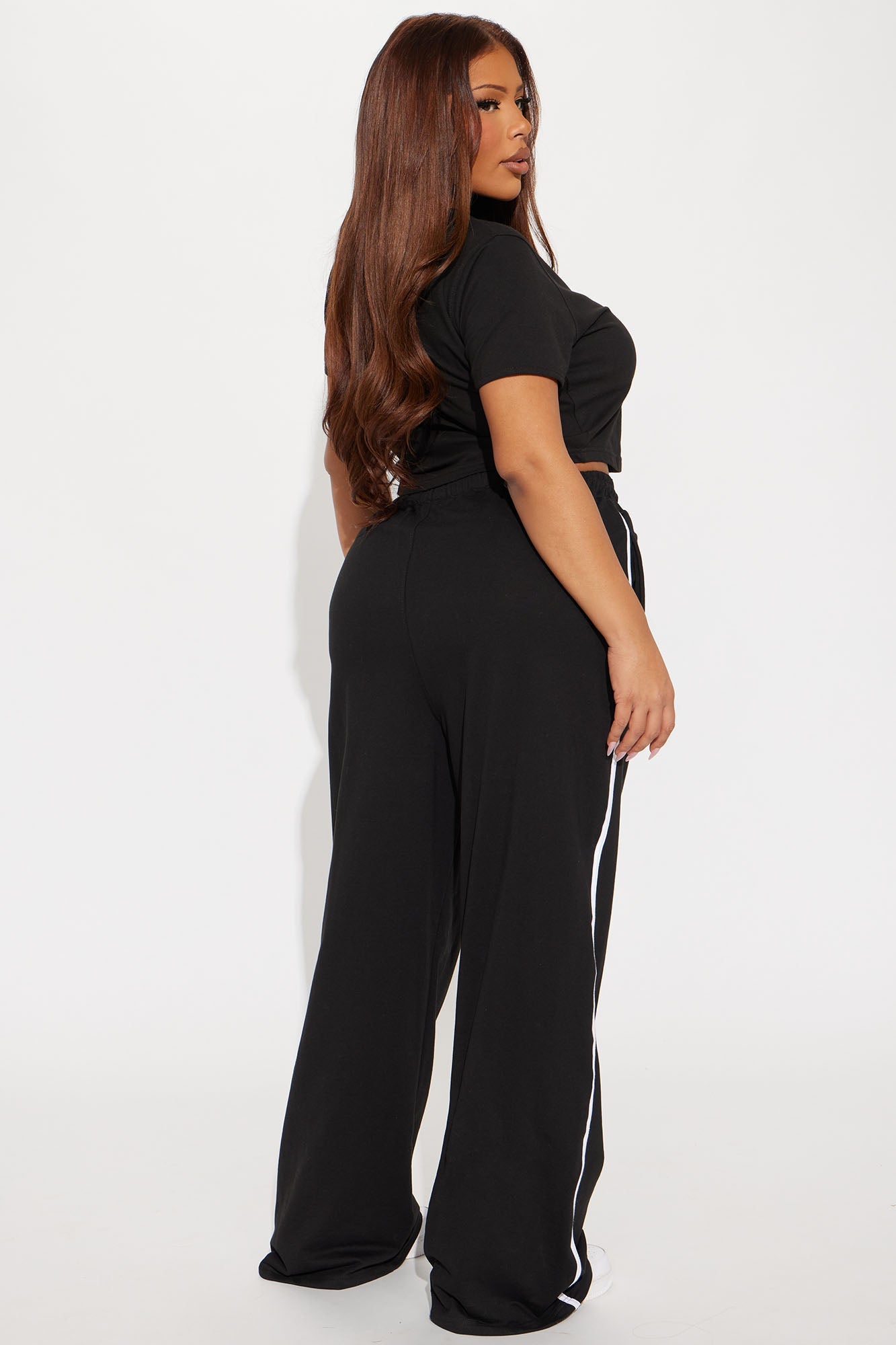 Athletic Division Pant Set - Black