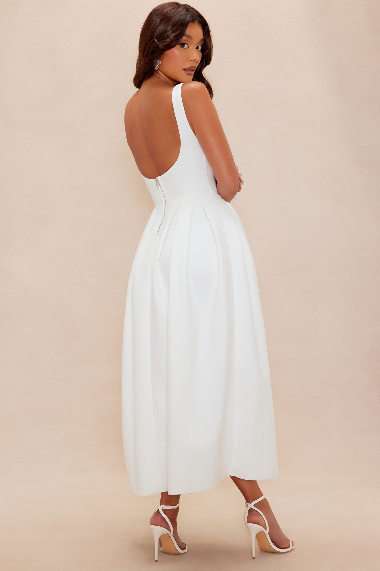 Lani Bandage Maxi Dress - White
