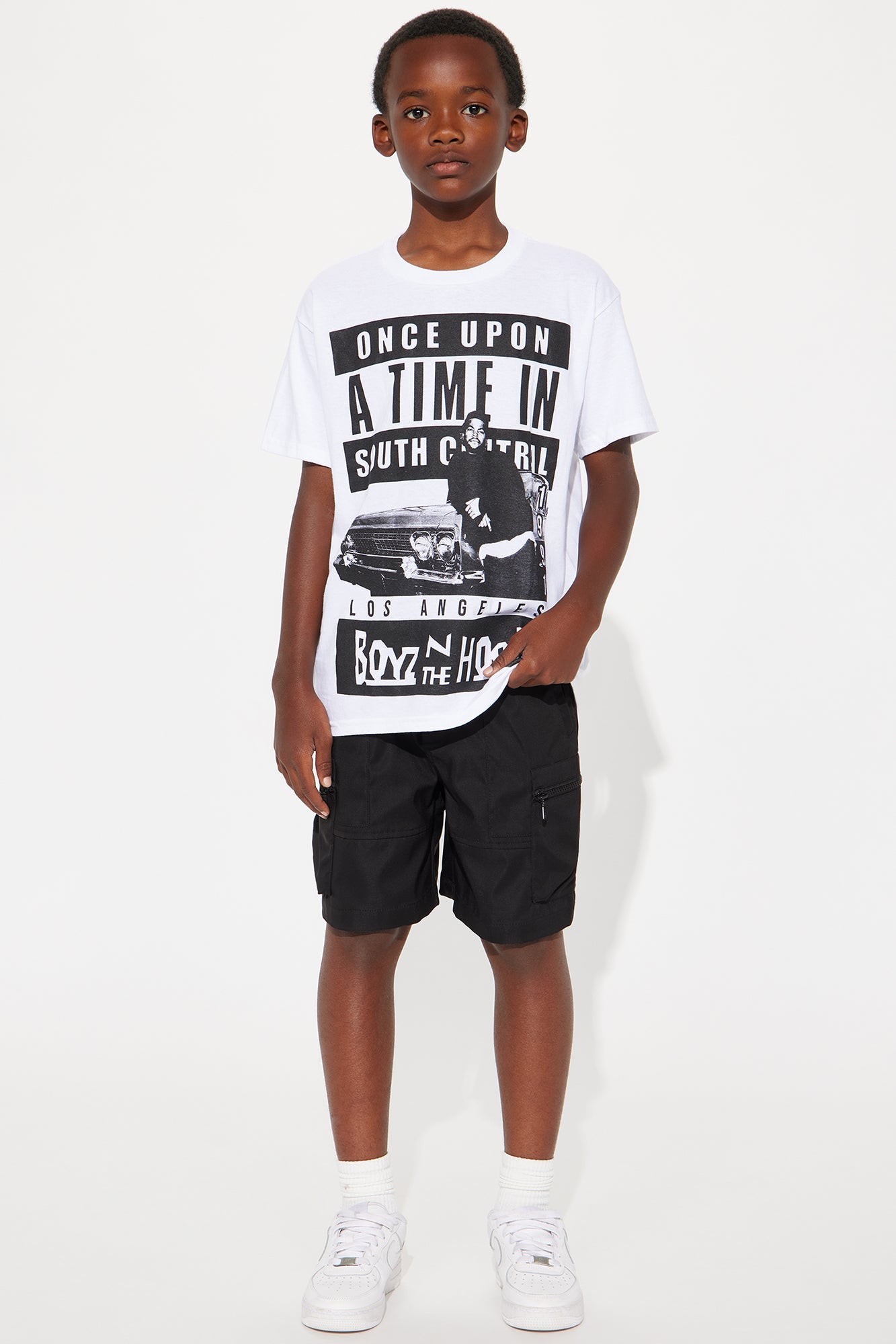 Mini In South Central Boyz N The Hood Short Sleeve Tee - White