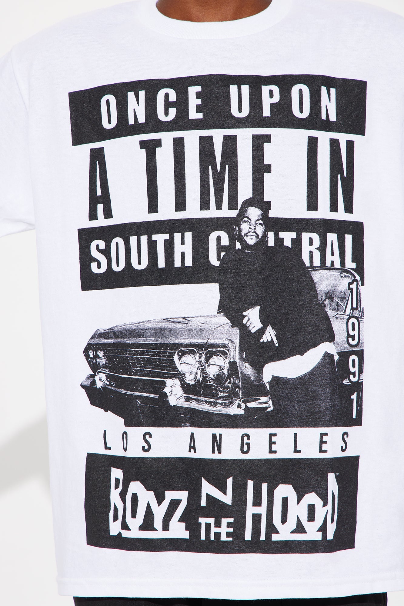 Mini In South Central Boyz N The Hood Short Sleeve Tee - White