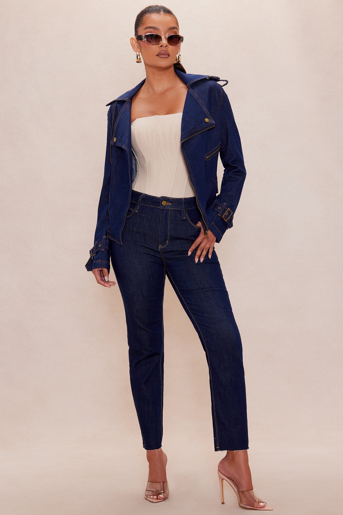 Jenni Denim Skinny Jean - Dark Wash