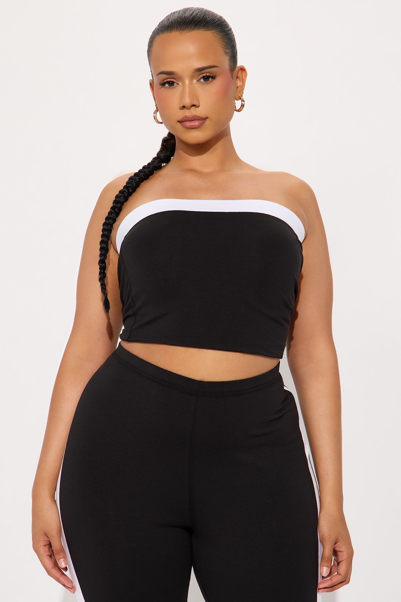 On The Move Pant Set - Black/White